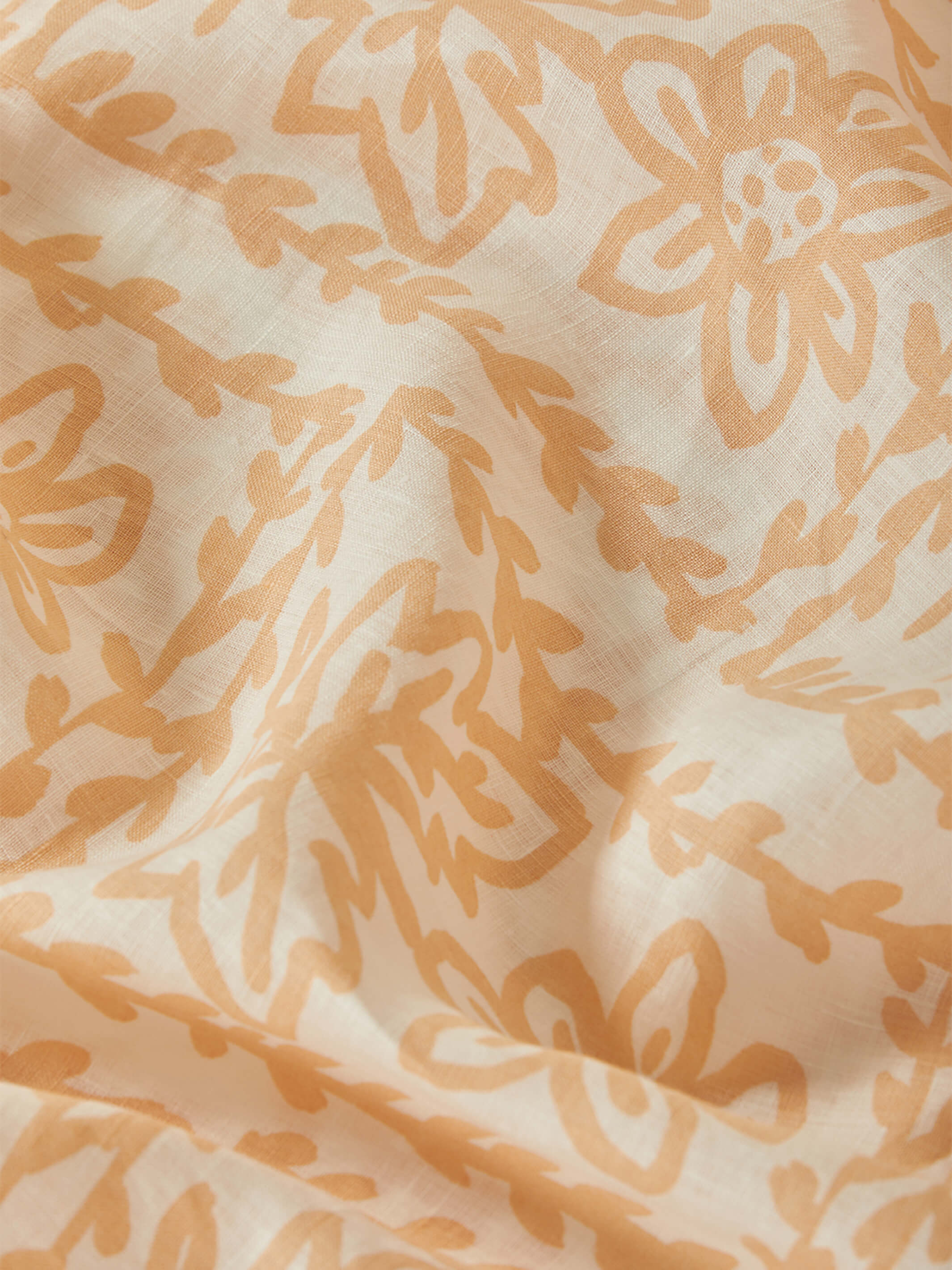 Daisy Buff Linen European Pillowcases