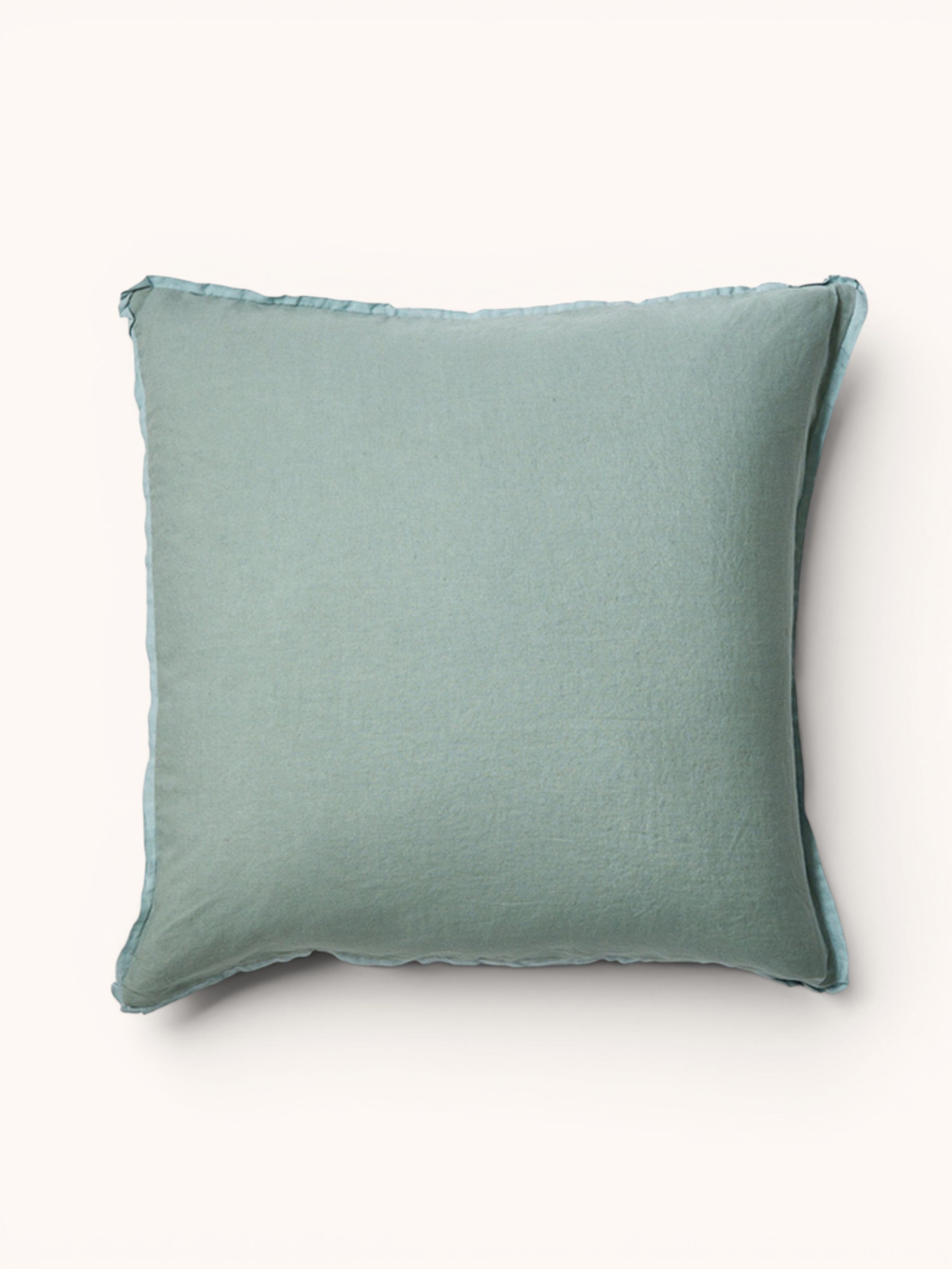 Sage & Khaki Linen European Pillowcases