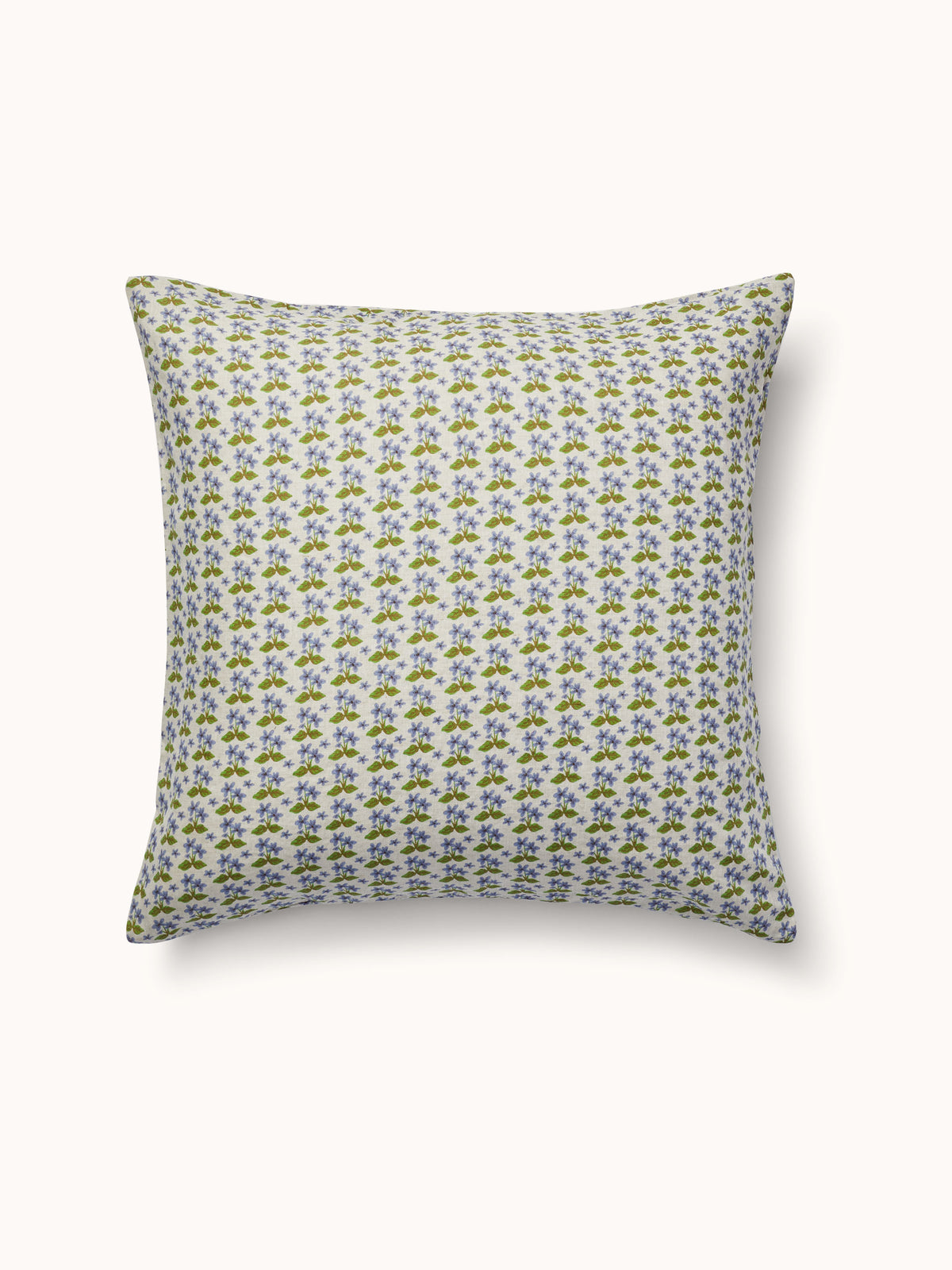 Petit Madeline Blue Linen European Pillowcases