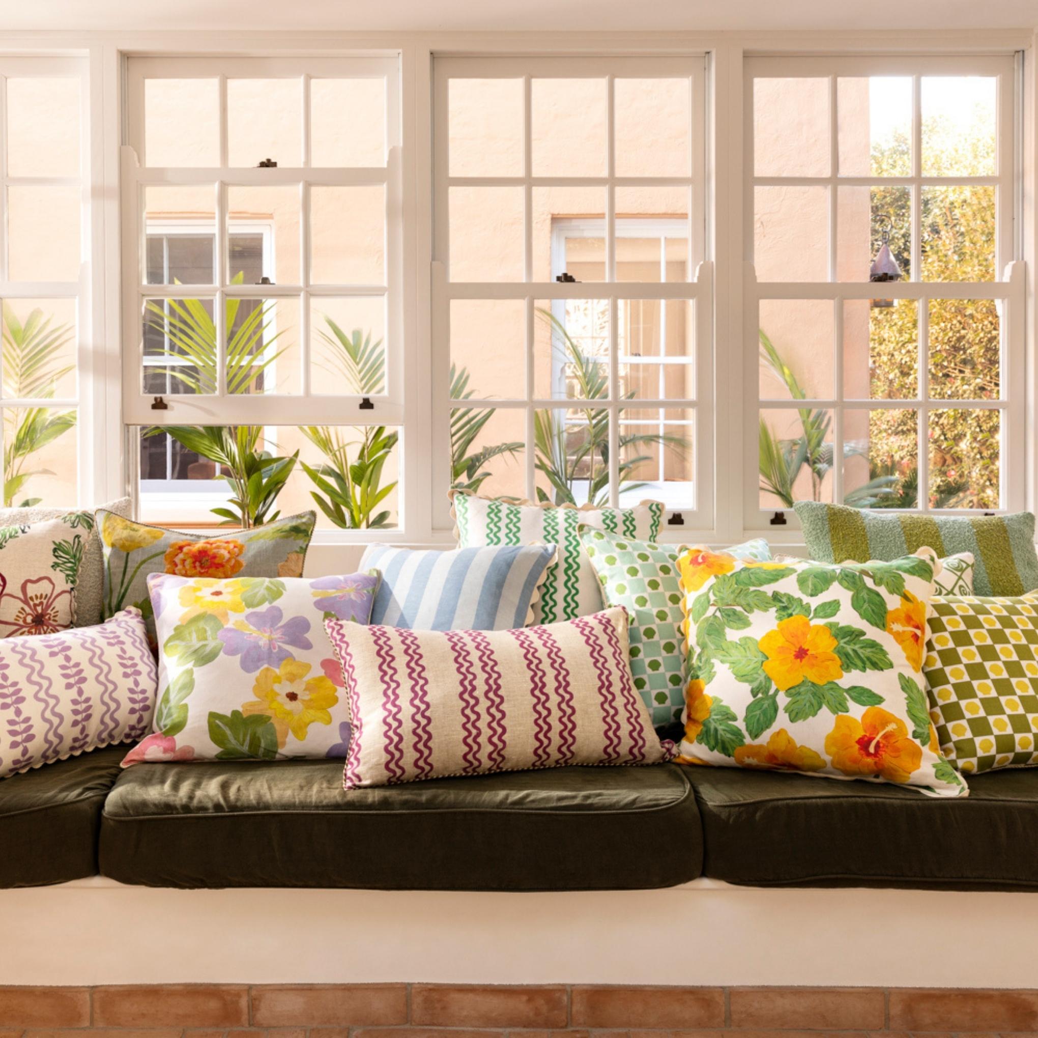 Hibiscus Yellow Cushion - Almost Perfect