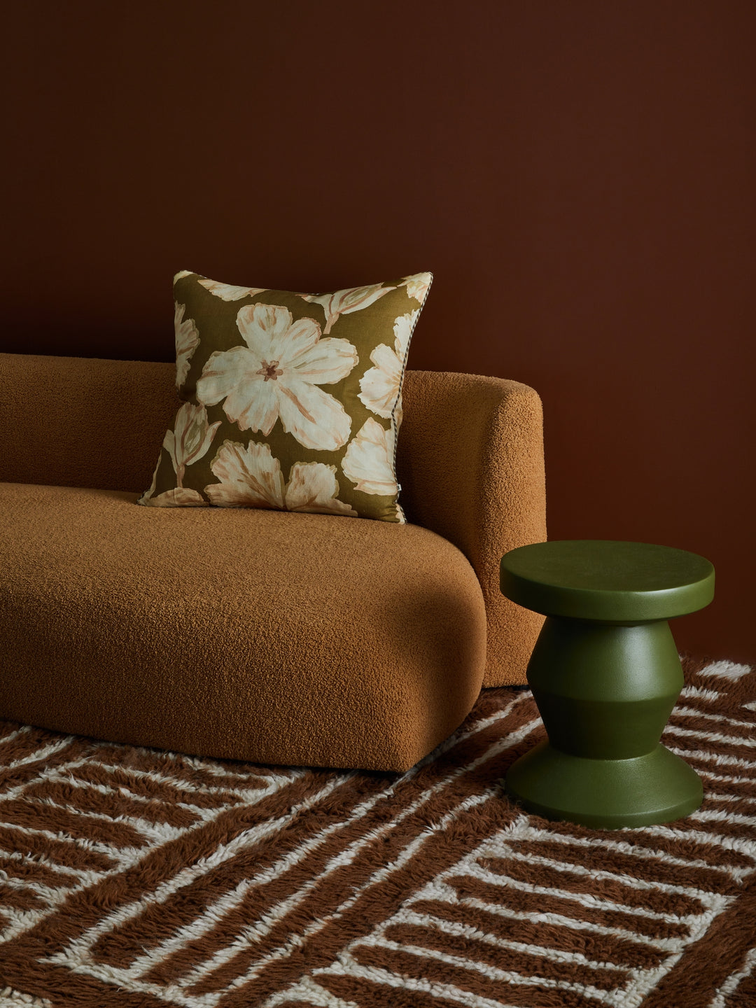 Tulip Mustard Cushion