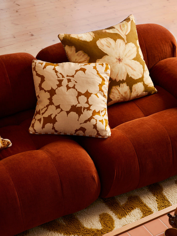 Tulip Mustard Cushion