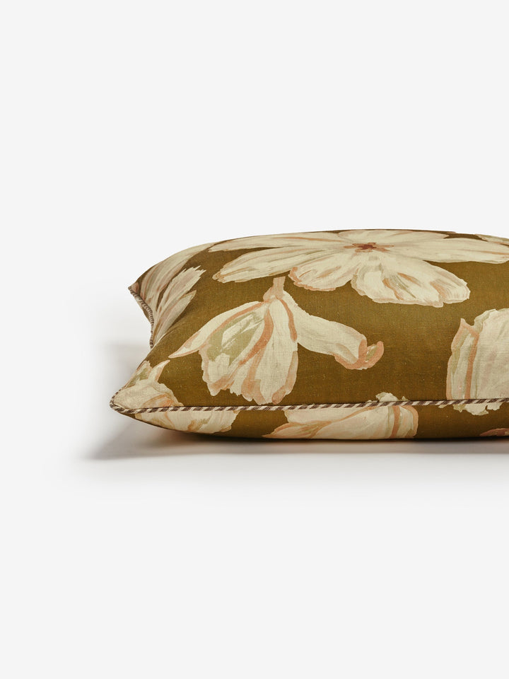 Tulip Mustard Cushion