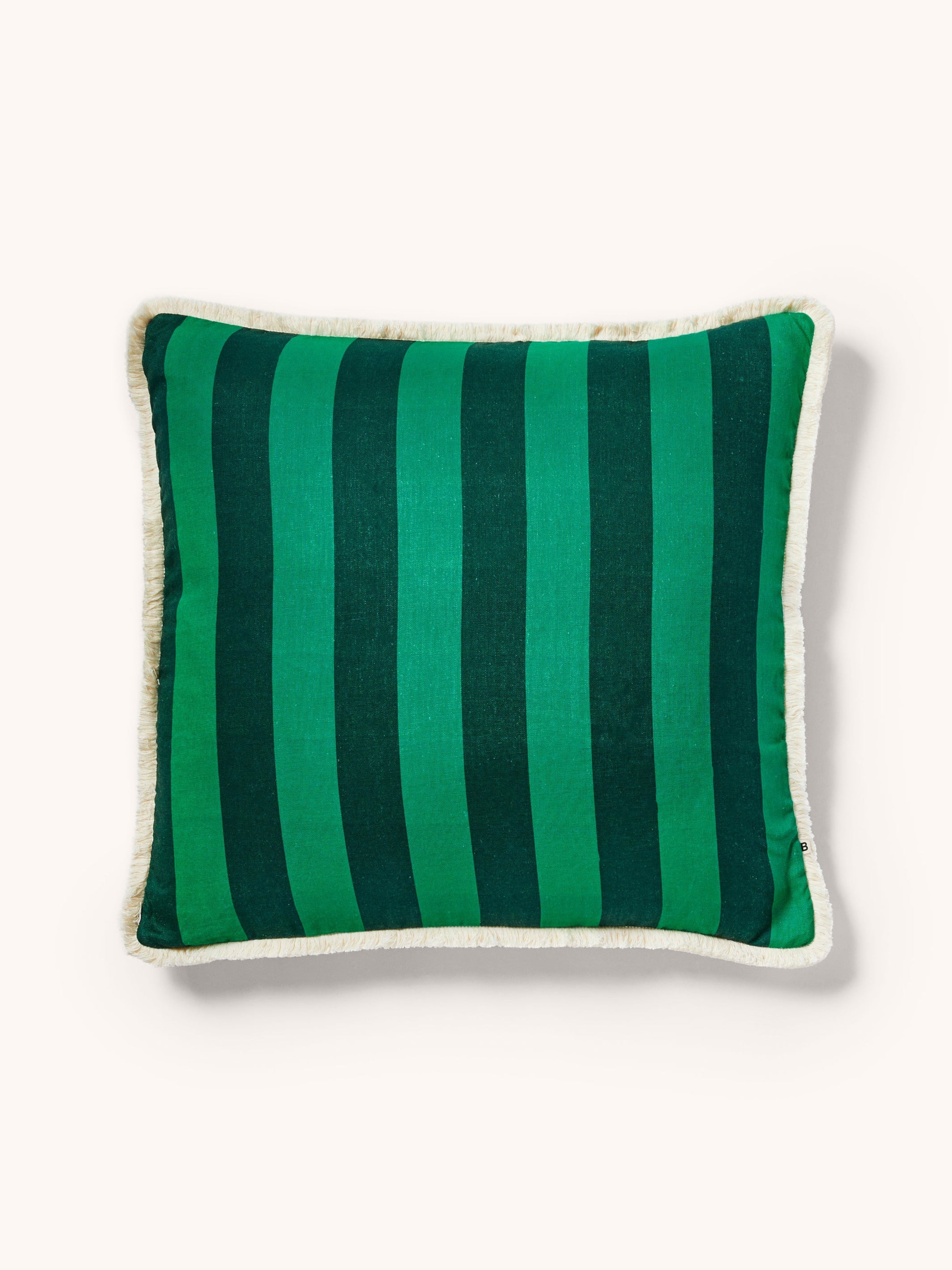 Bold Stripe Emerald Cushion