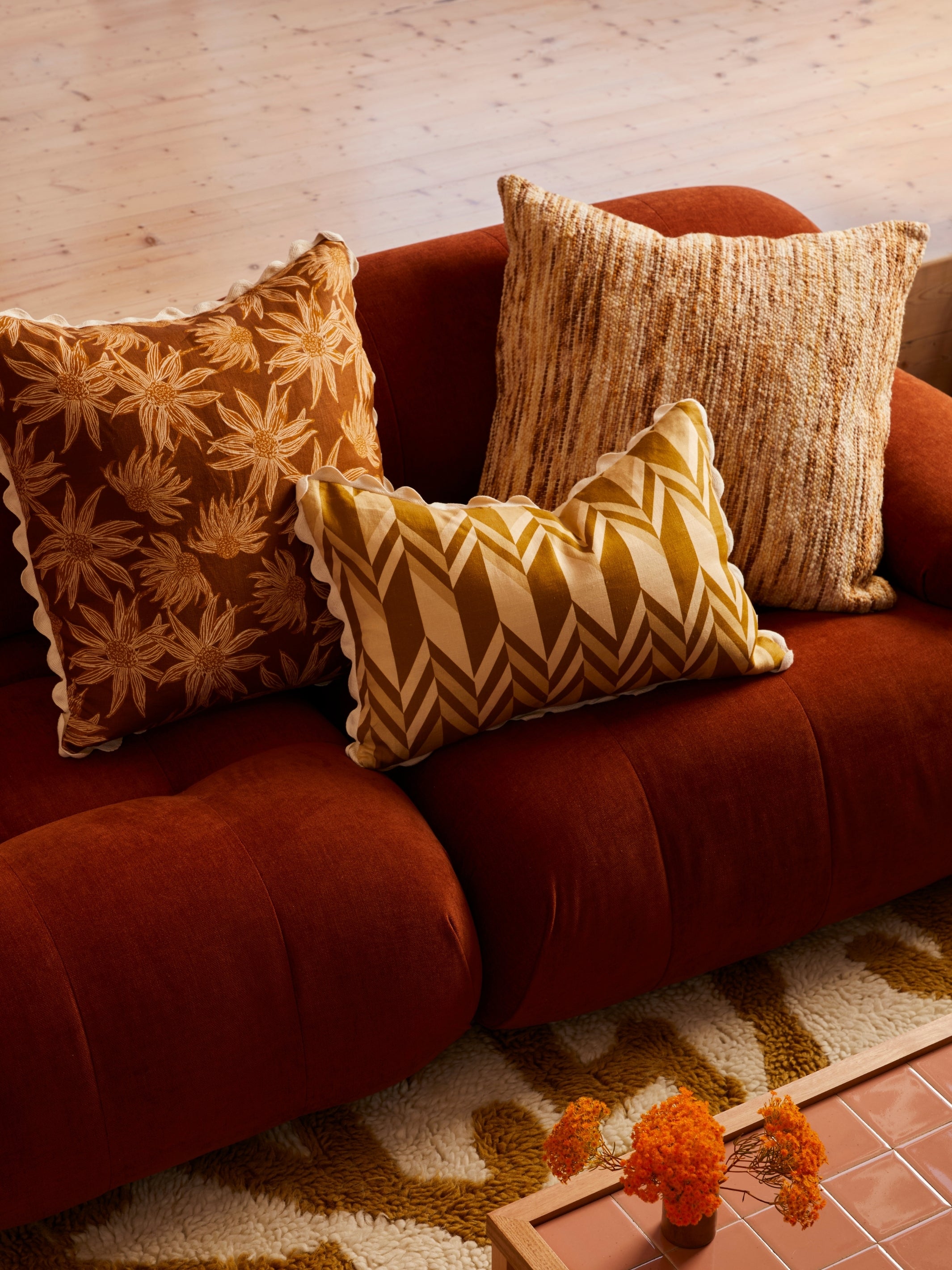 Wool Marle Cream Cushion
