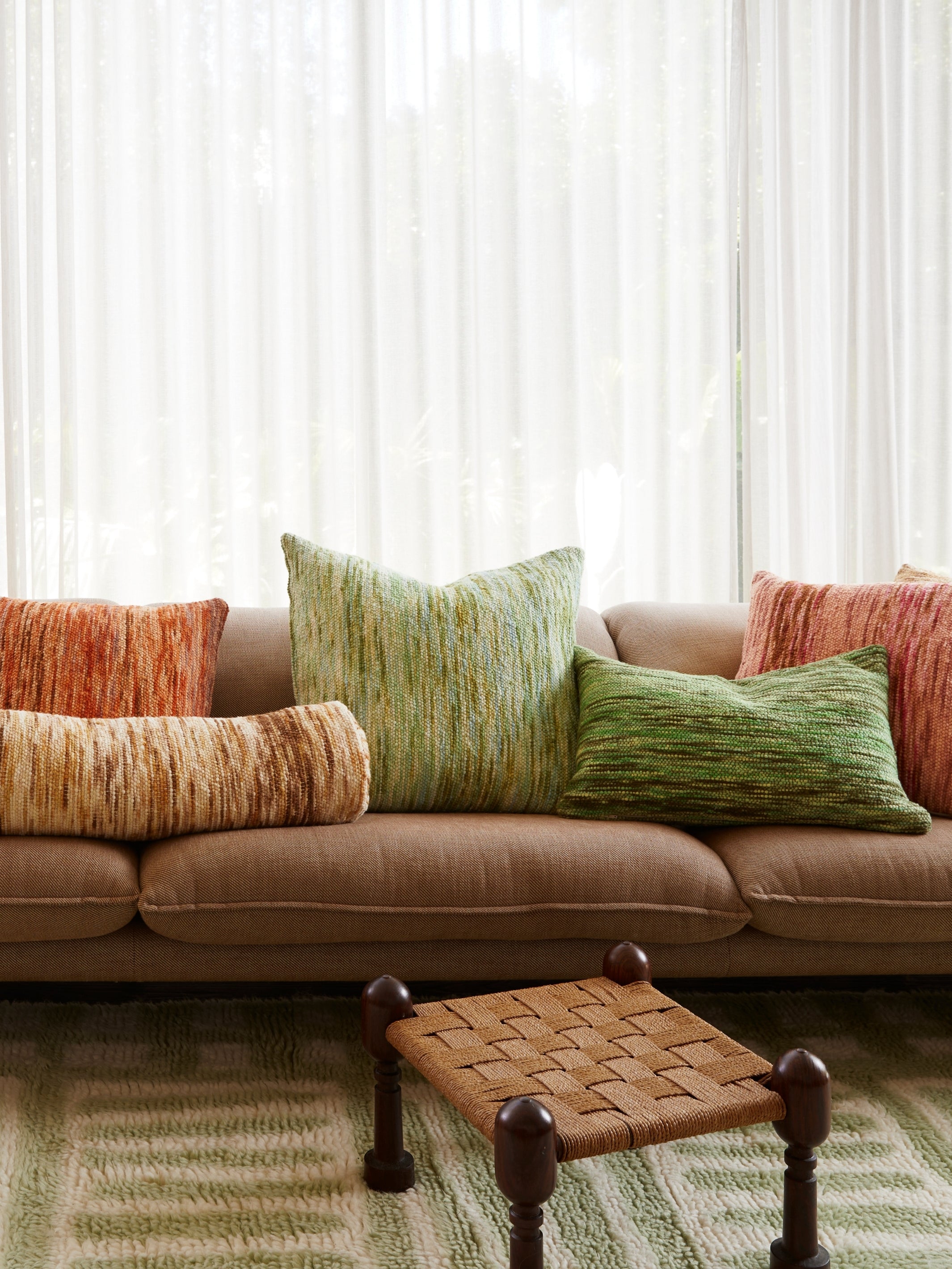 Wool Marle Sage Cushion