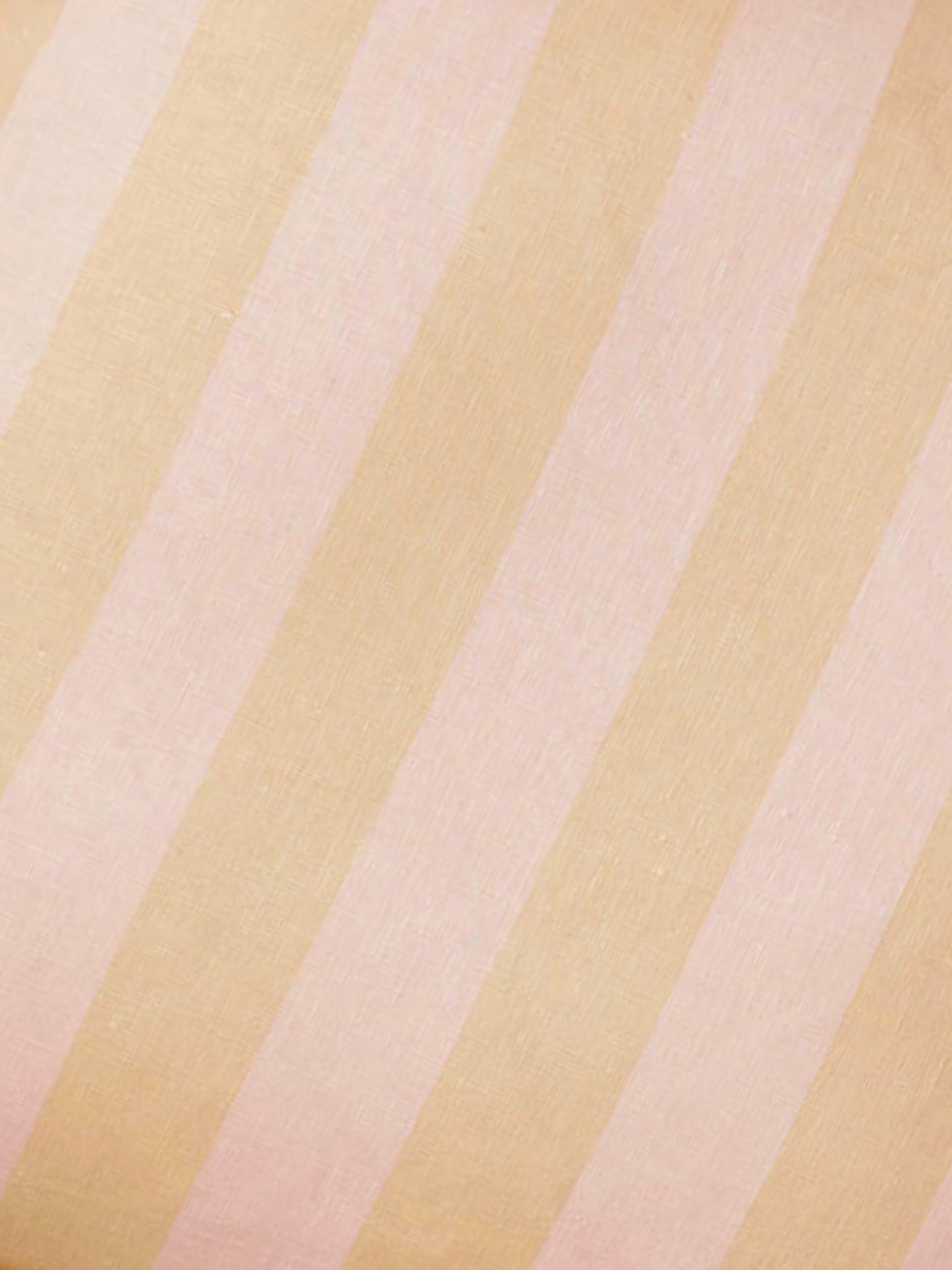 Bold Stripe Buff Linen Cushion - Almost Perfect