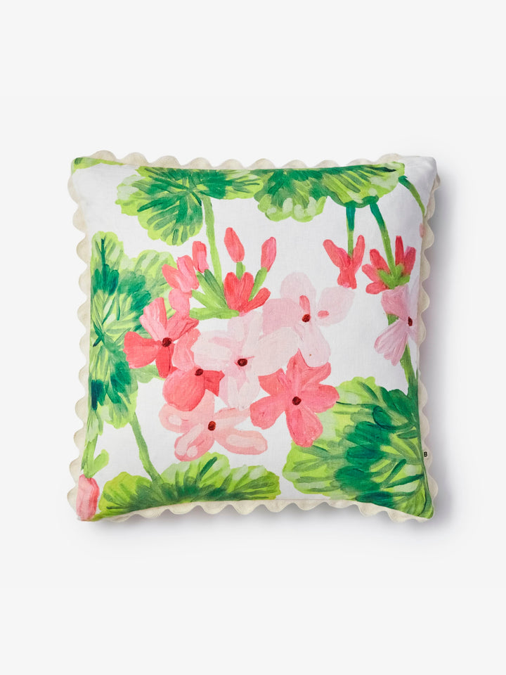 Geranium Multi Linen Cushion