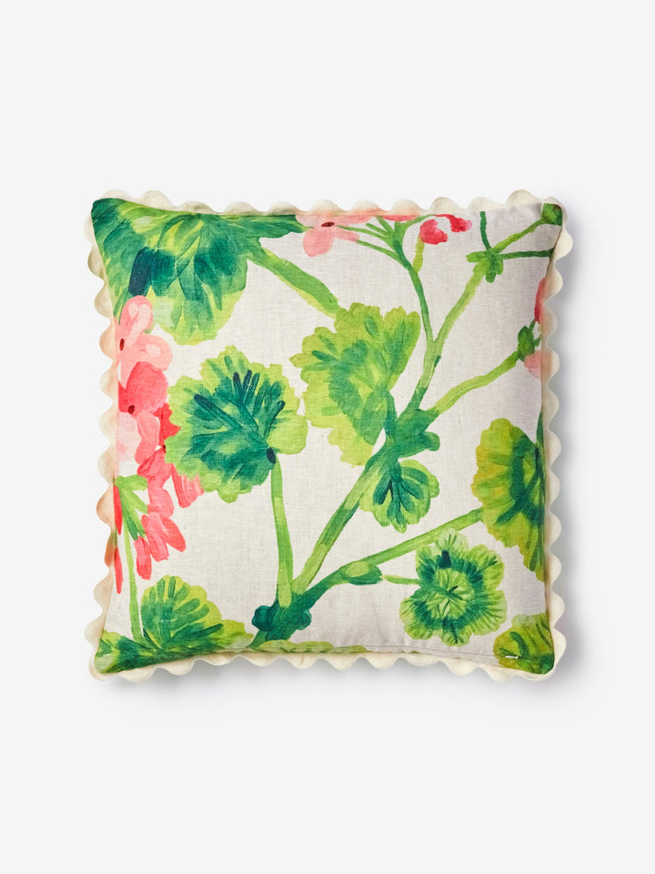 Geranium Multi Linen Cushion