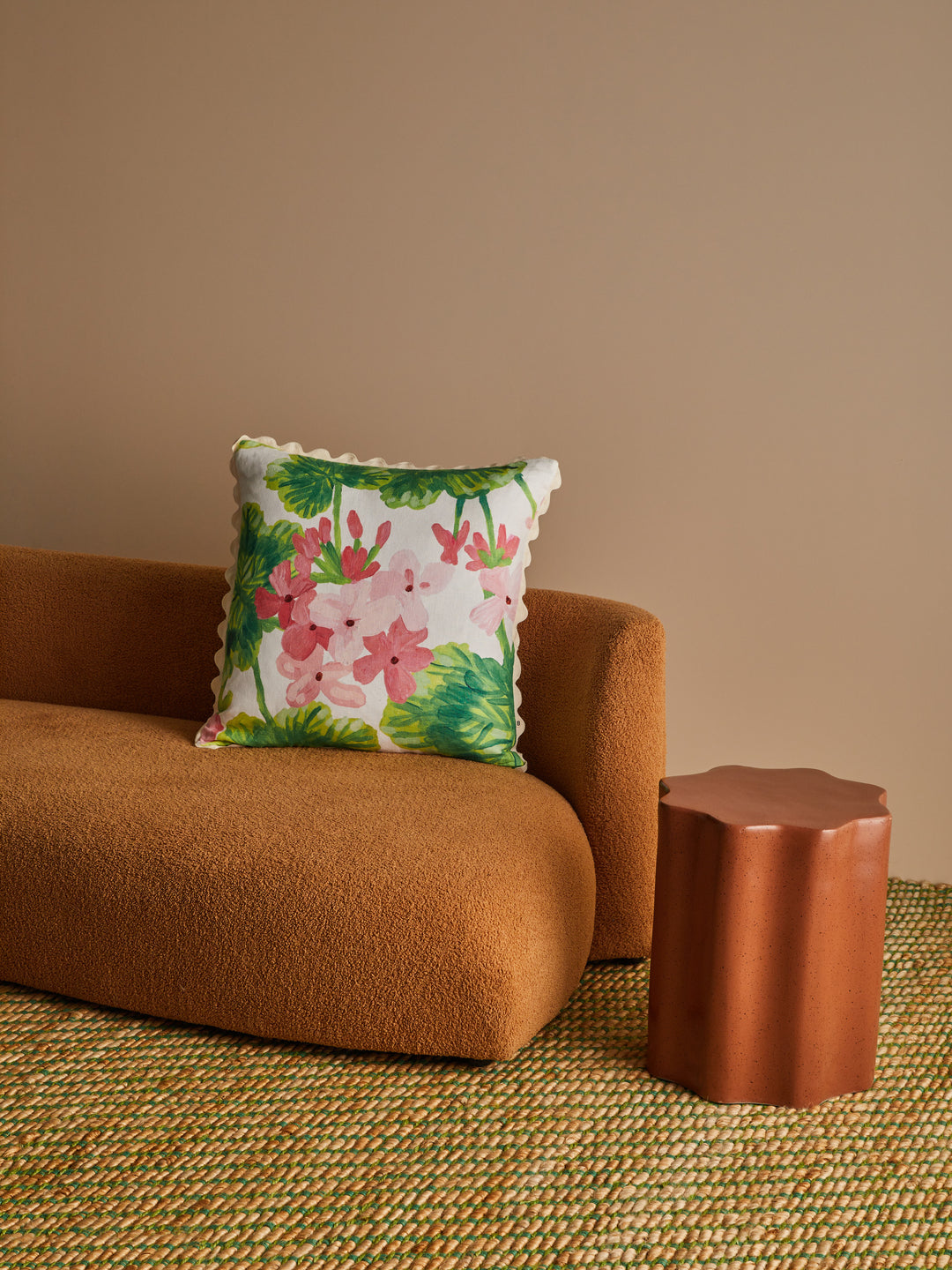 Geranium Multi Linen Cushion