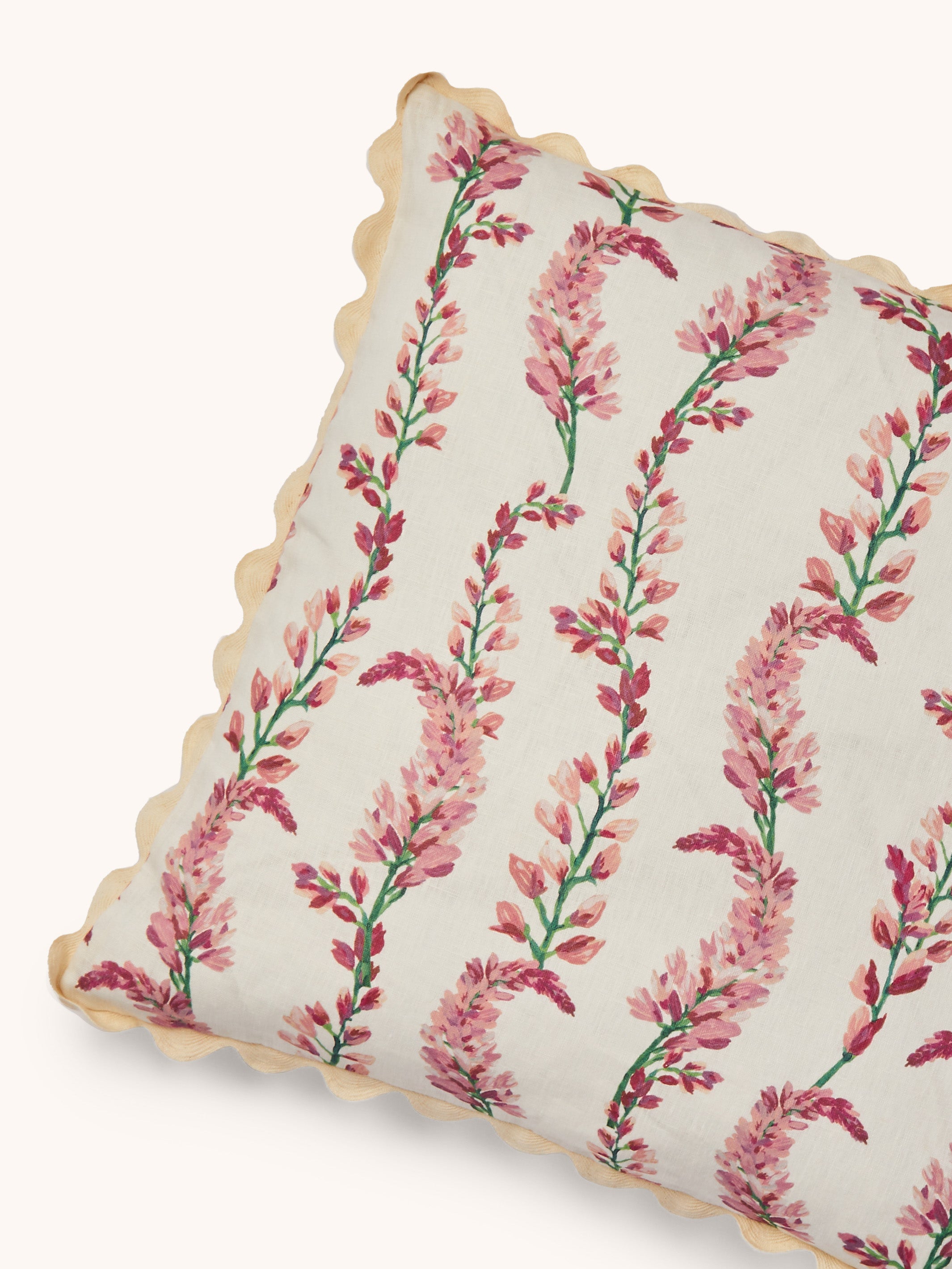 Penny Pink Linen Cushion