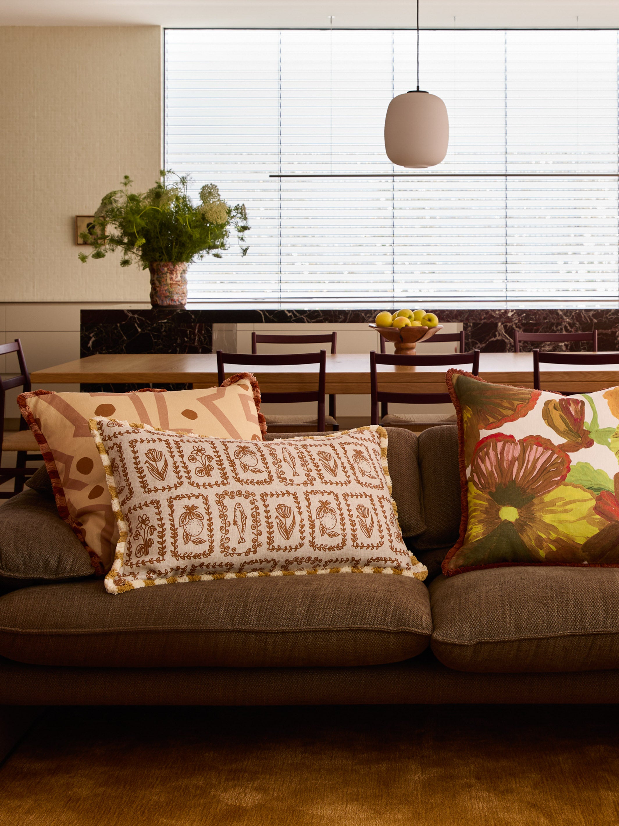 Memphis Wheat Linen Cushion - Almost Perfect