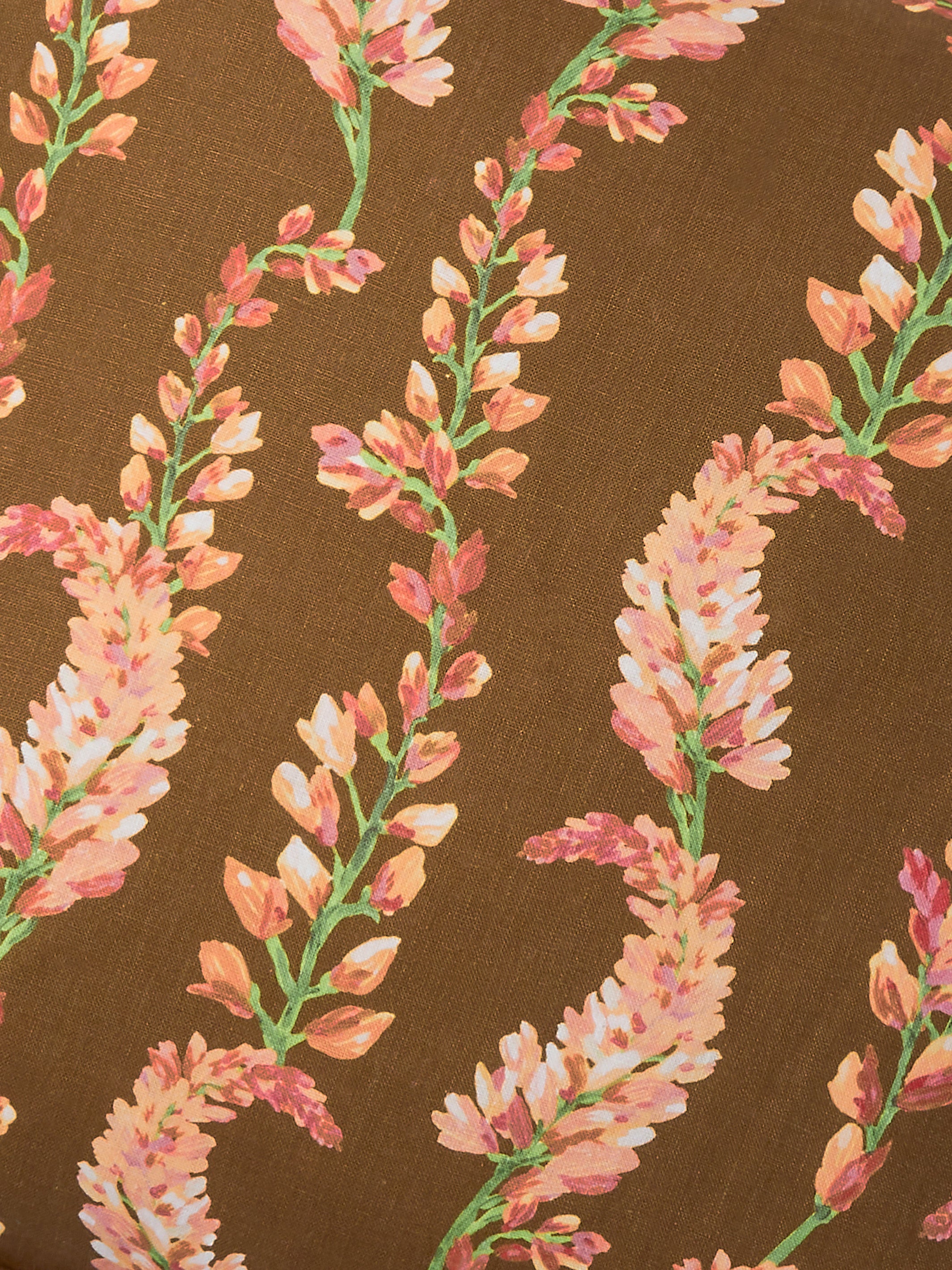 Penny Brown Linen Cushion - Almost Perfect