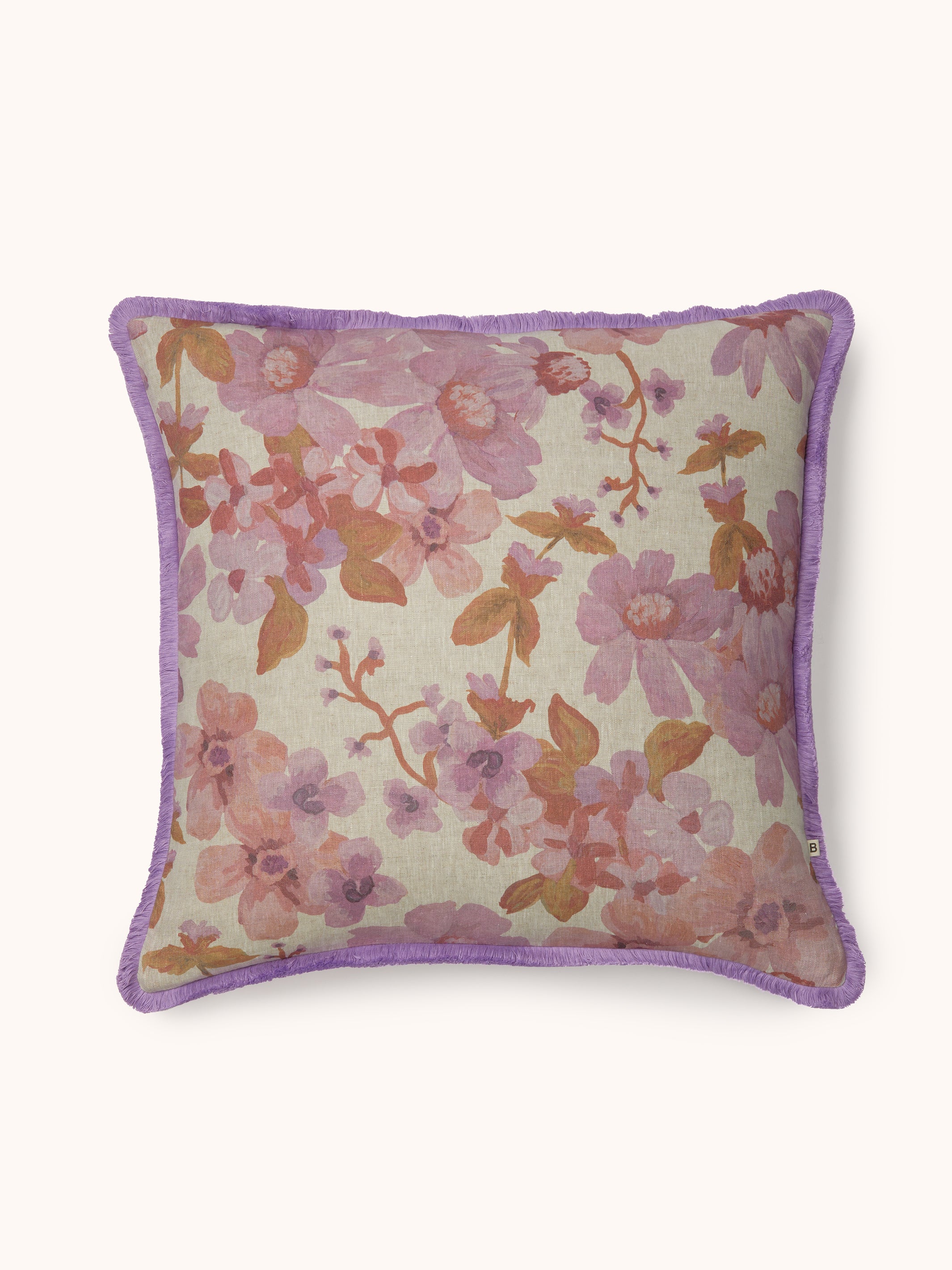 Prairie Lilac Linen Cushion