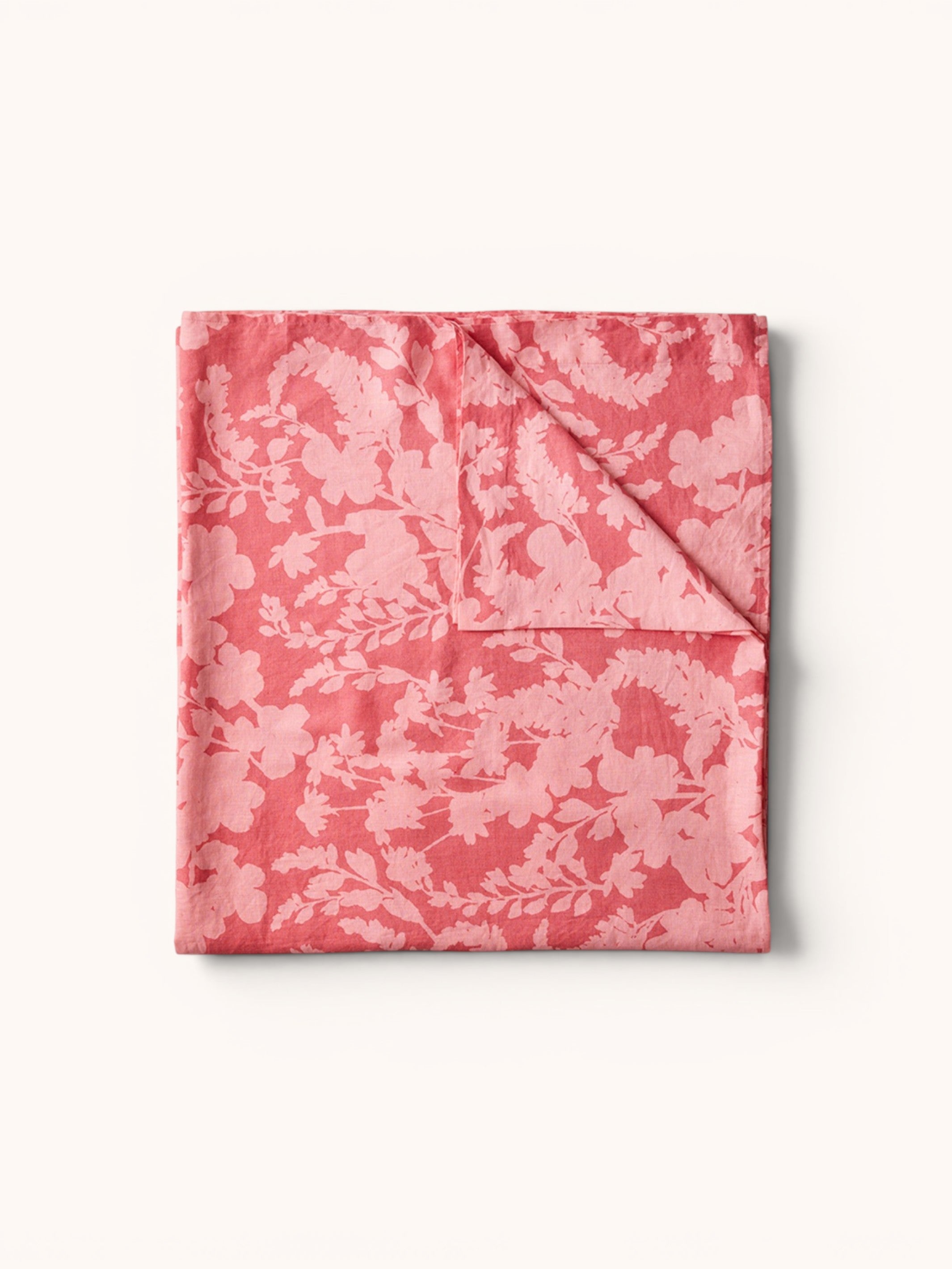 Petal Pink Linen Flat Sheet