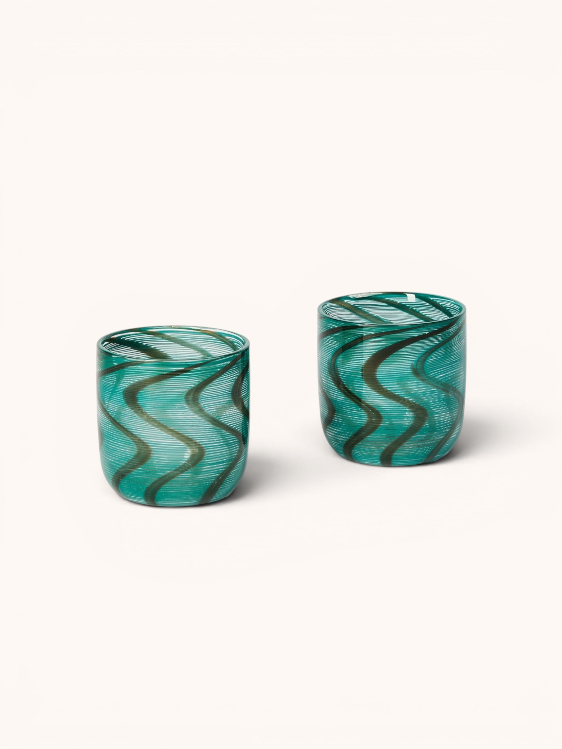 Swirl Green Tumblers - Almost Perfect