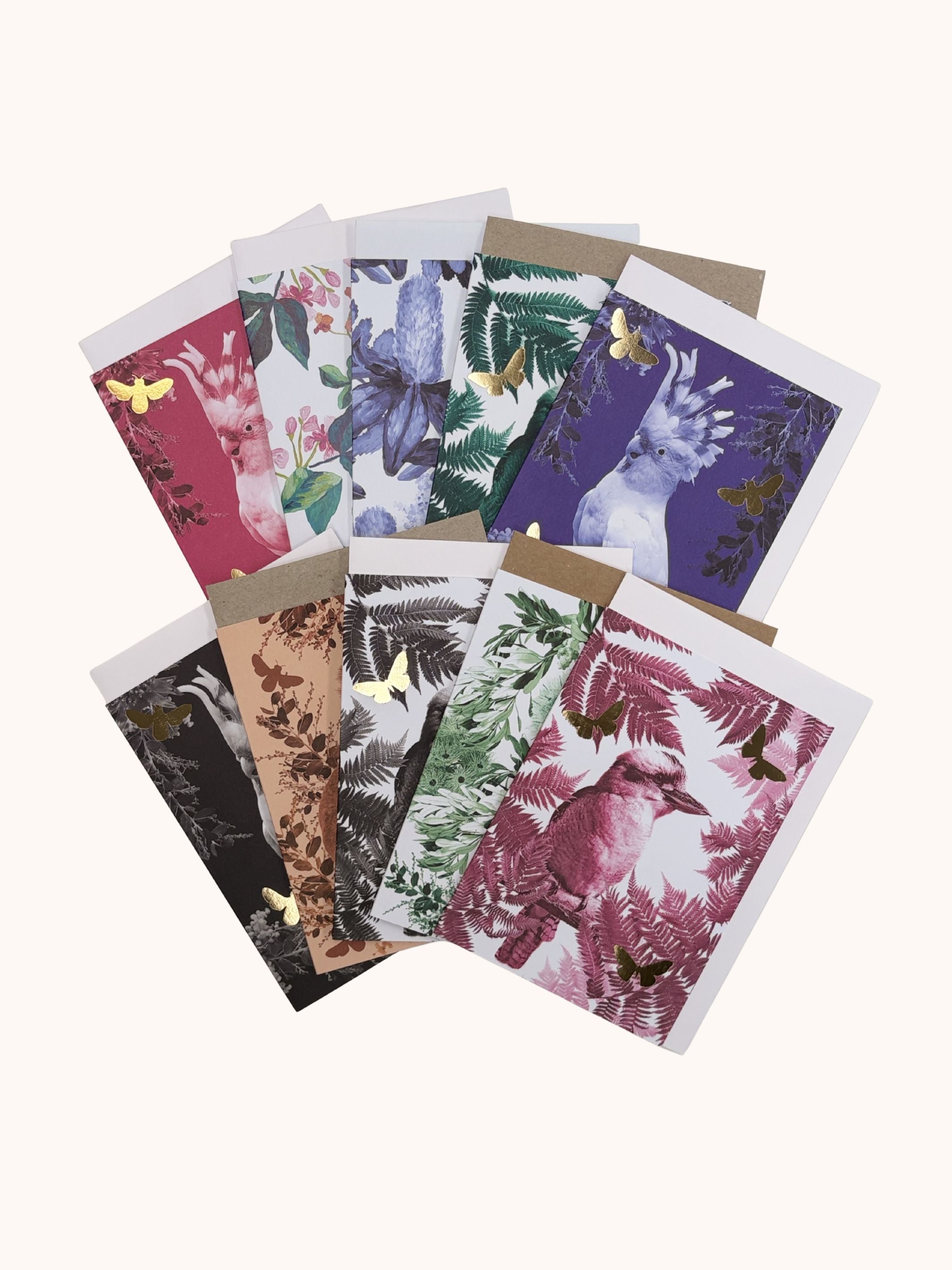 Assorted Greeting Cards - Set of 10