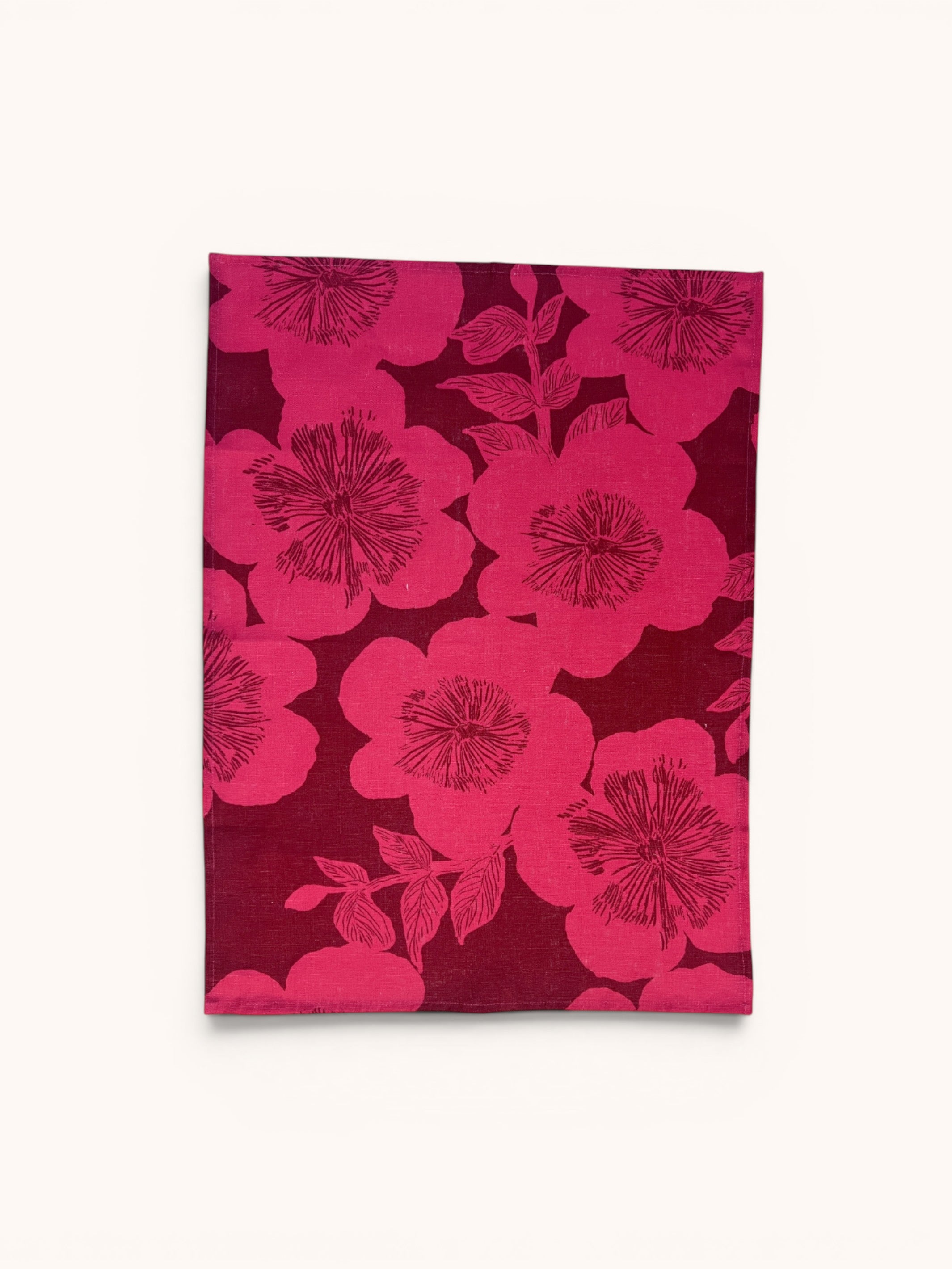 Jardin Cerise Tea Towel - Almost Perfect