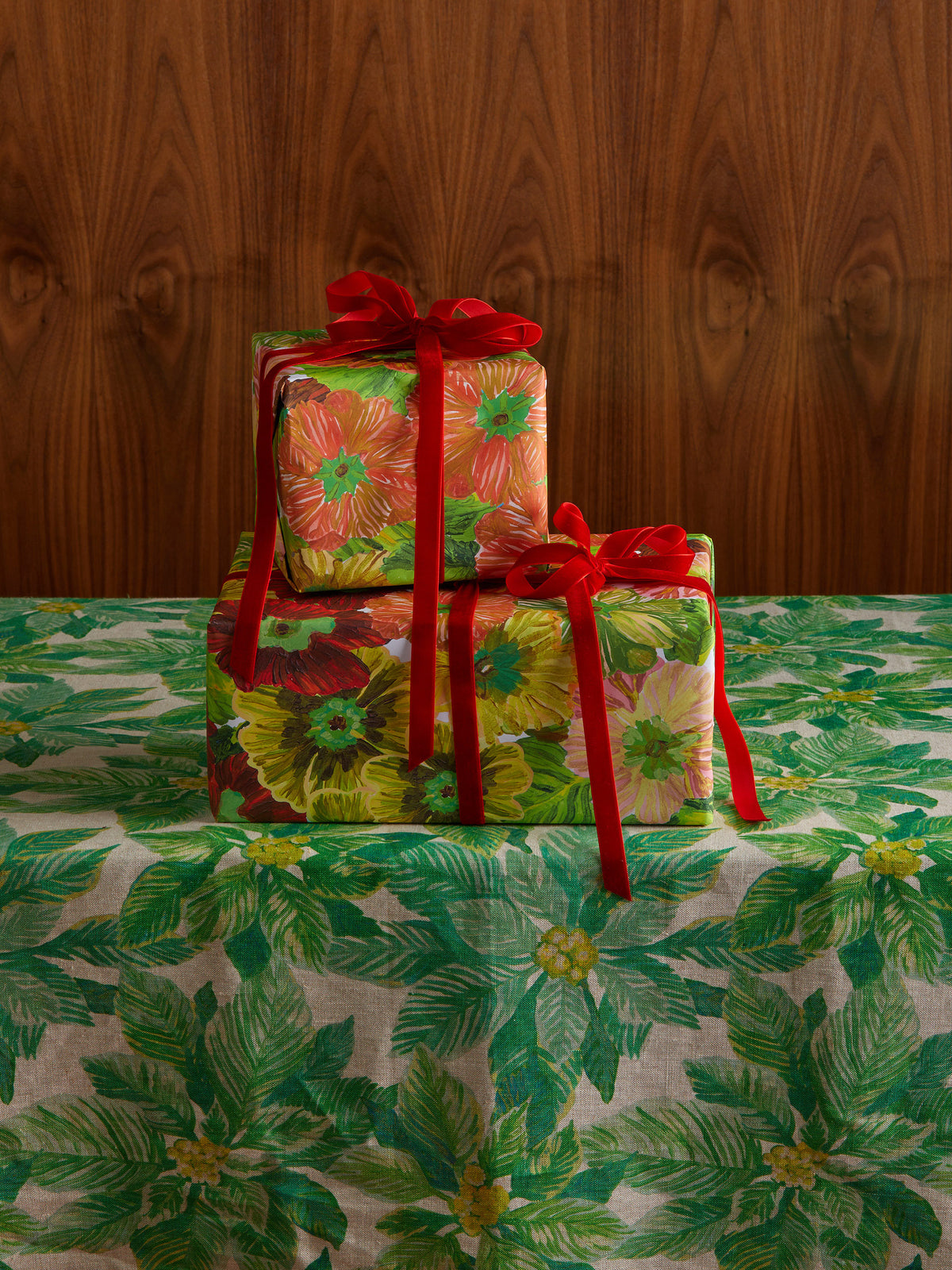 Primrose Sunset Christmas Wrapping Paper