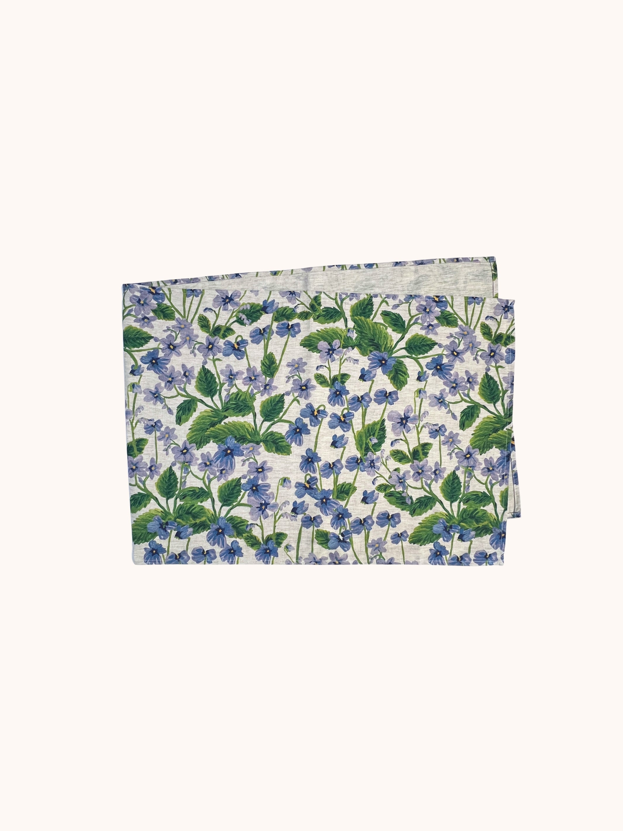 Lilas Blue Linen Table Runner - Almost Perfect