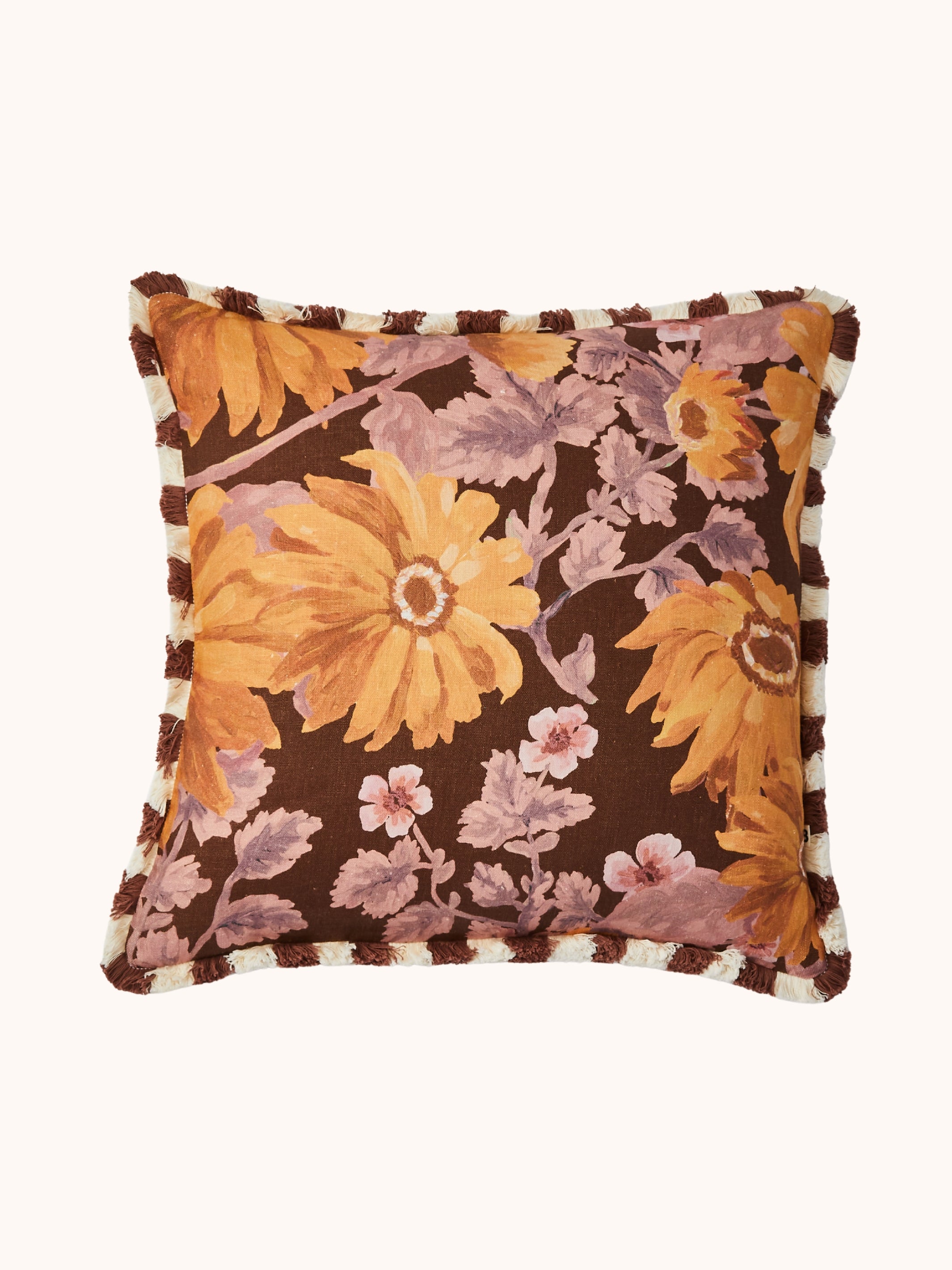 Marigold Amber Linen Cushion - Almost Perfect