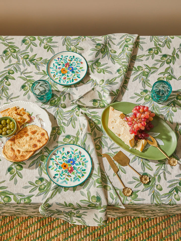Olive Green Linen Napkins