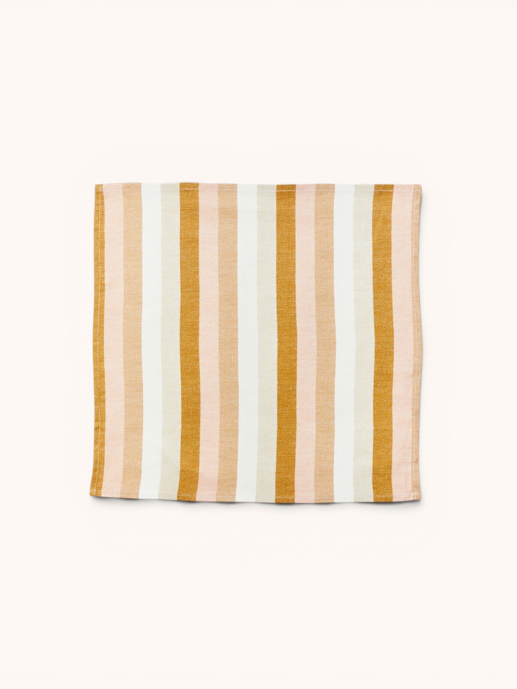 Florence Stripe Wheat Napkins - Almost Perfect