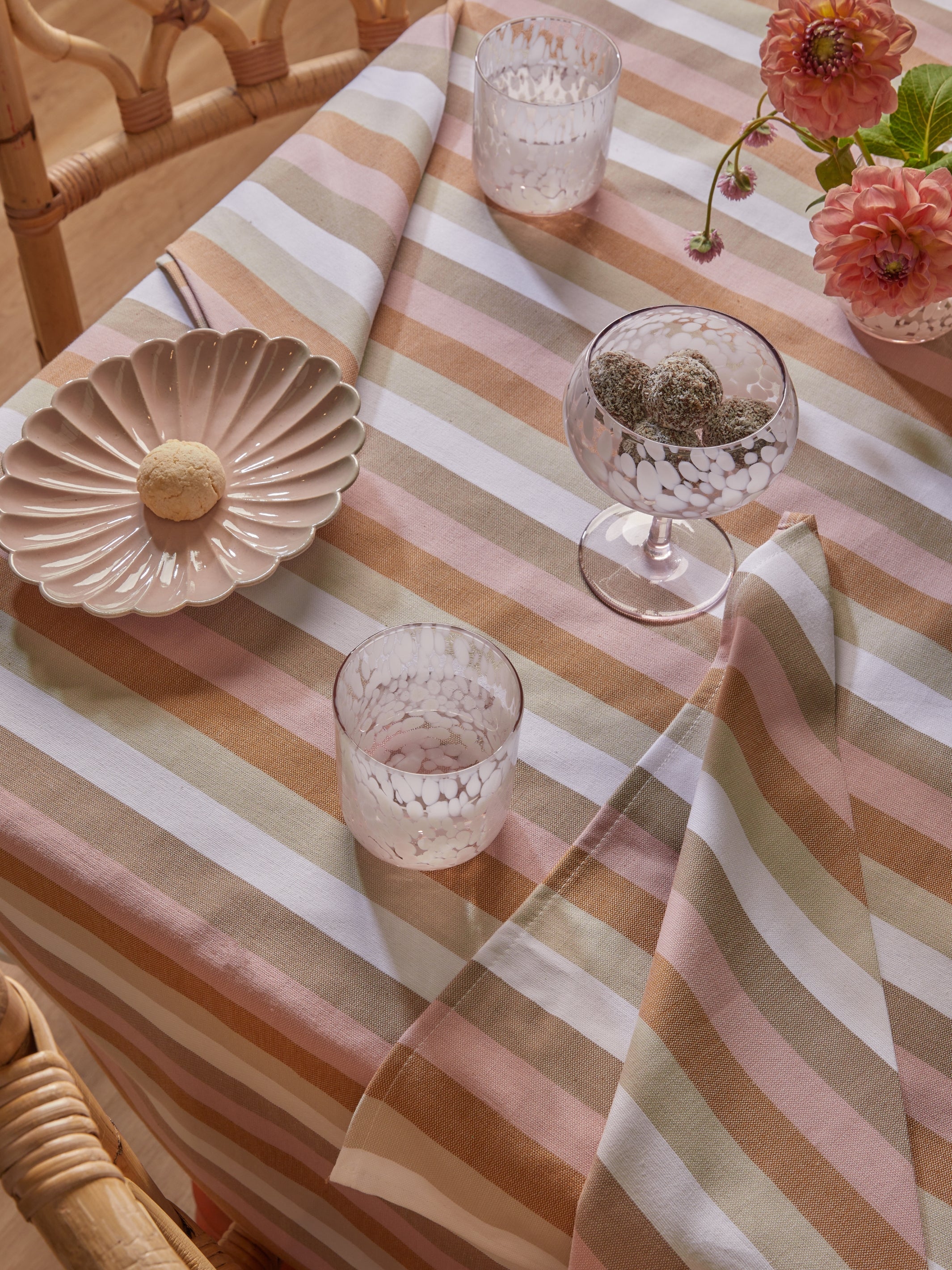 Florence Stripe Wheat Napkins - Almost Perfect