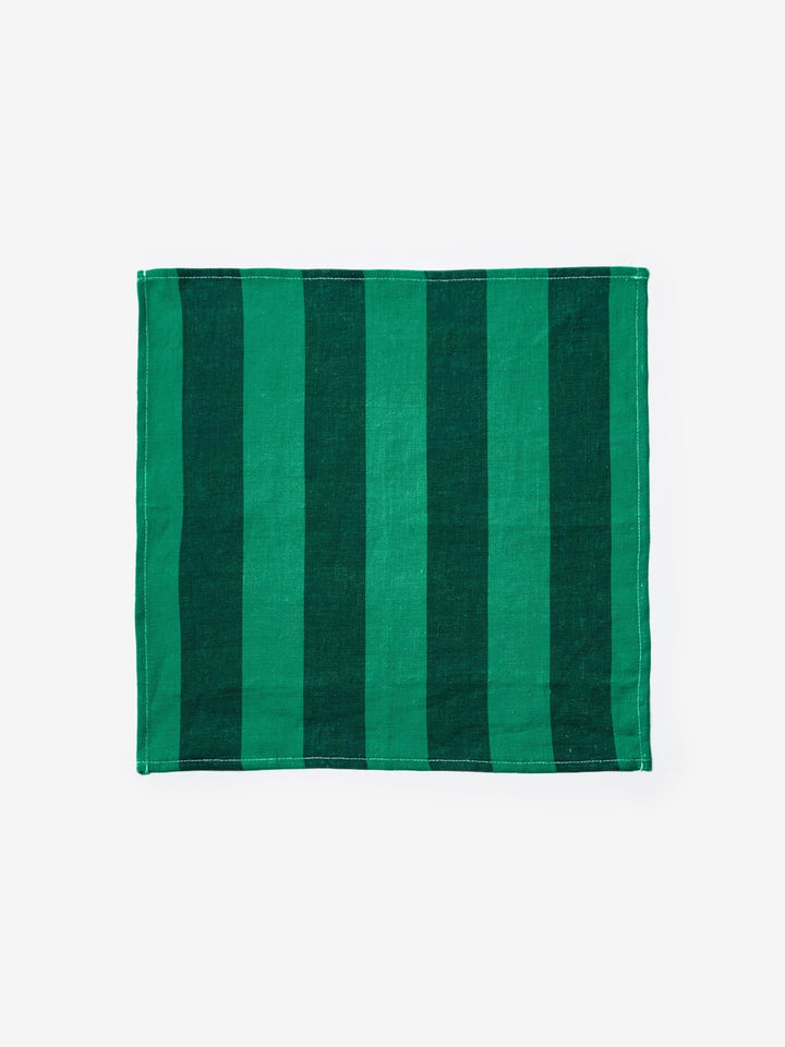 Stripe Emerald Napkins