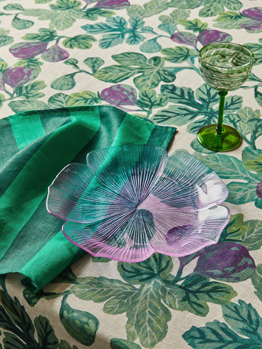Stripe Emerald Napkins