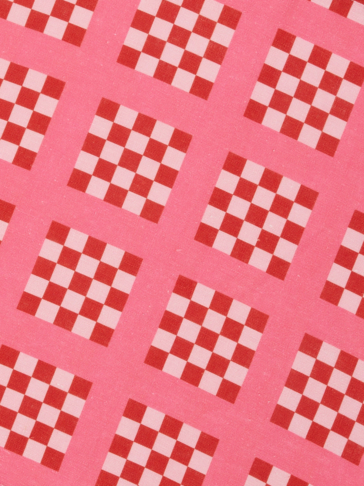 Lattice Pink Linen Napkins