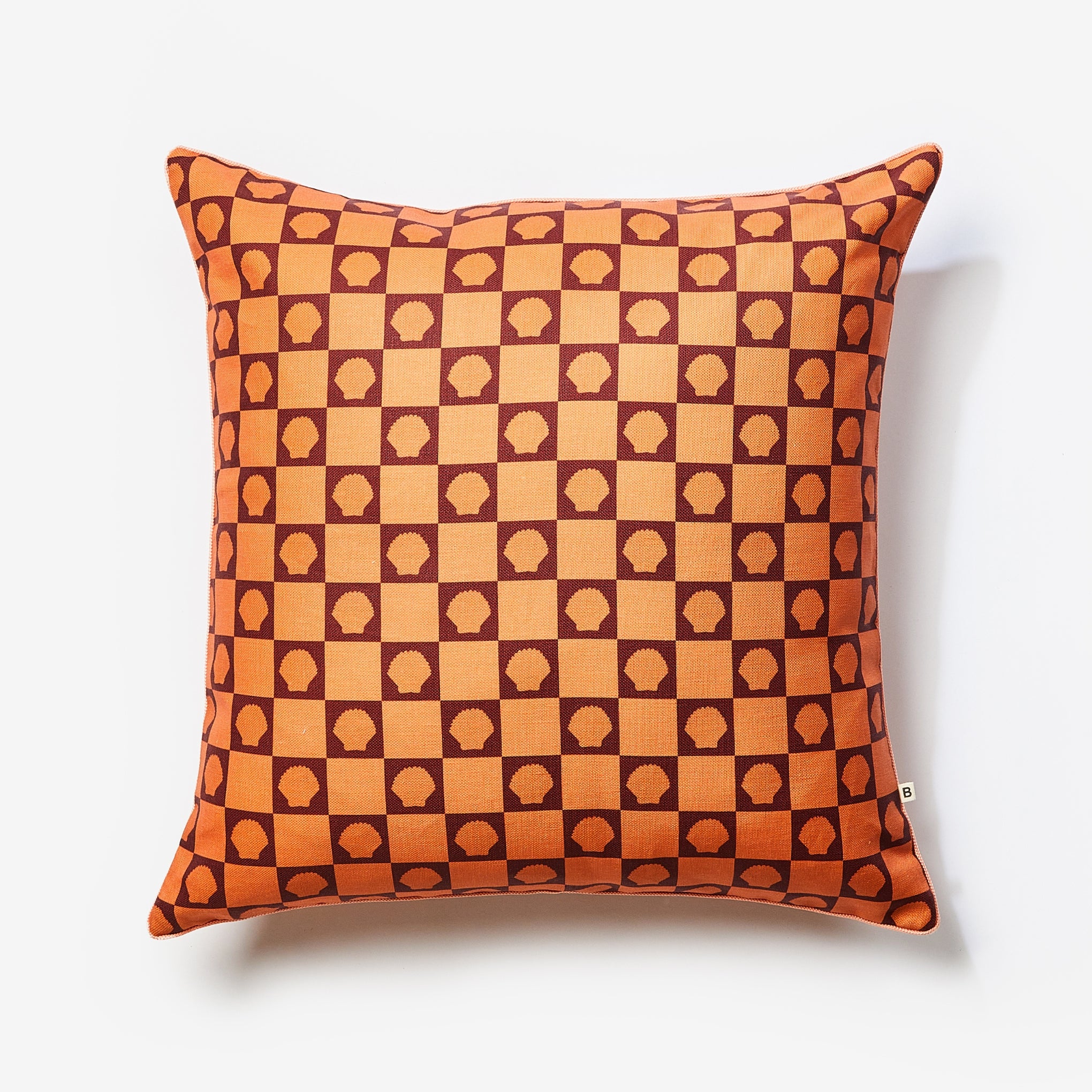 Shell Check Coral 60cm Outdoor Cushion