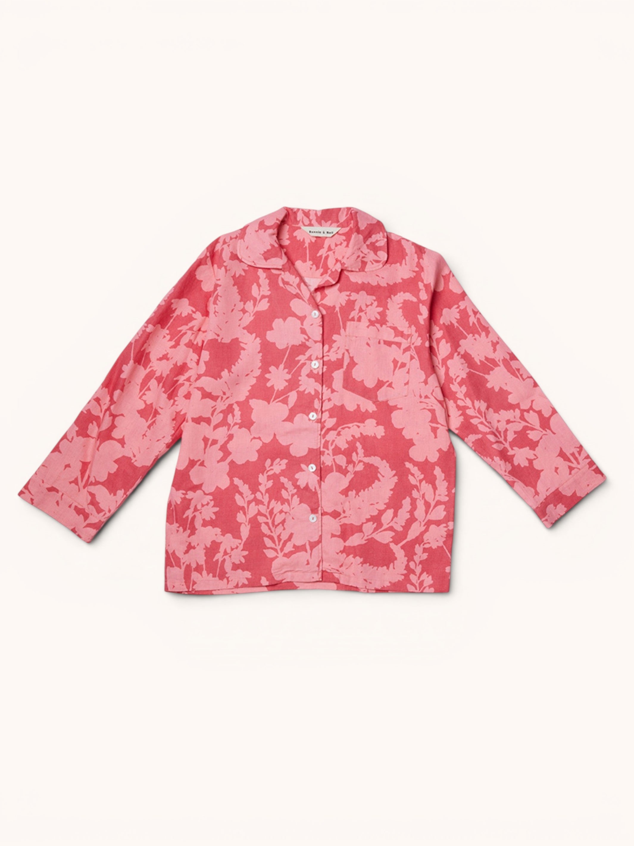 Petal Pink Linen Pyjama Set - Almost Perfect