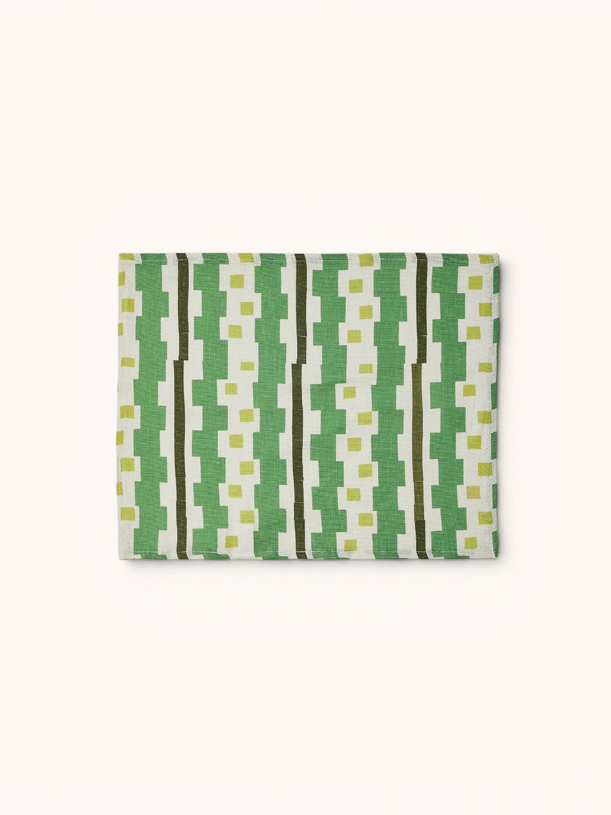Bauhaus Green Placemat Set