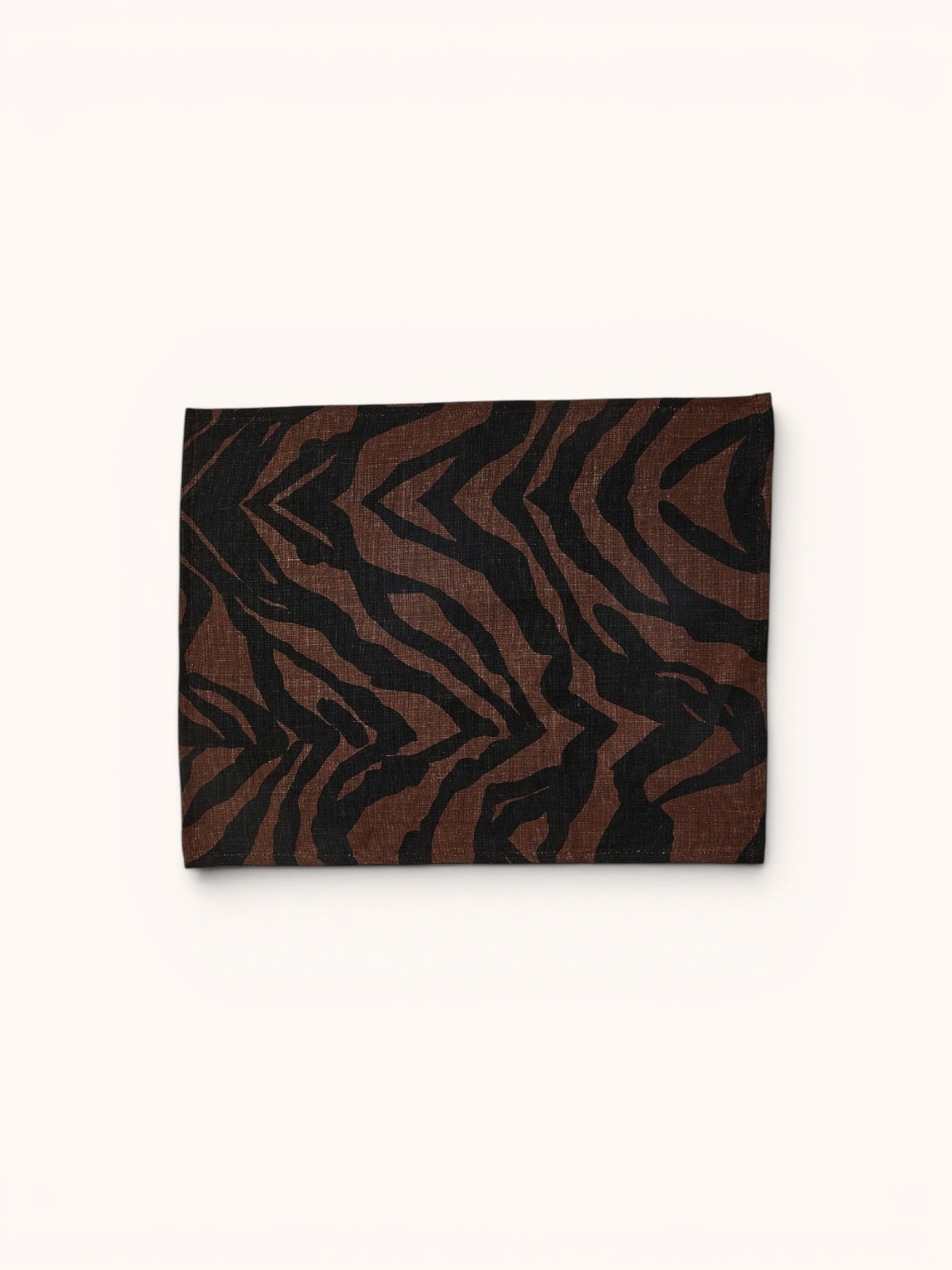 Zebra Chocolate Placemat Set