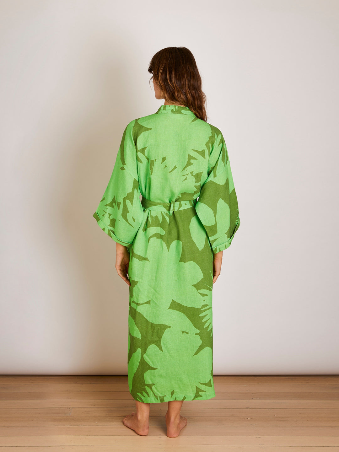 Carmine Green Robe