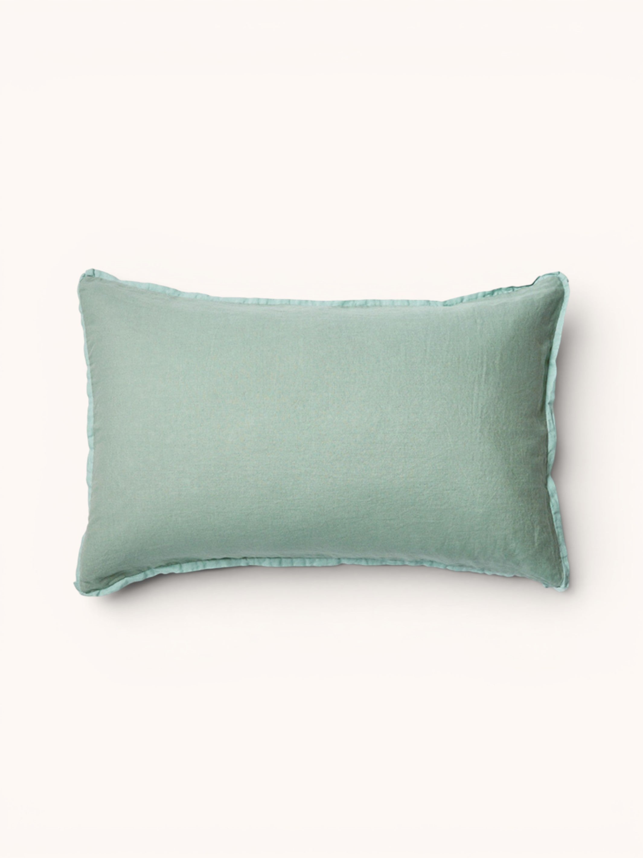 Sage & Khaki Linen Standard Pillowcases