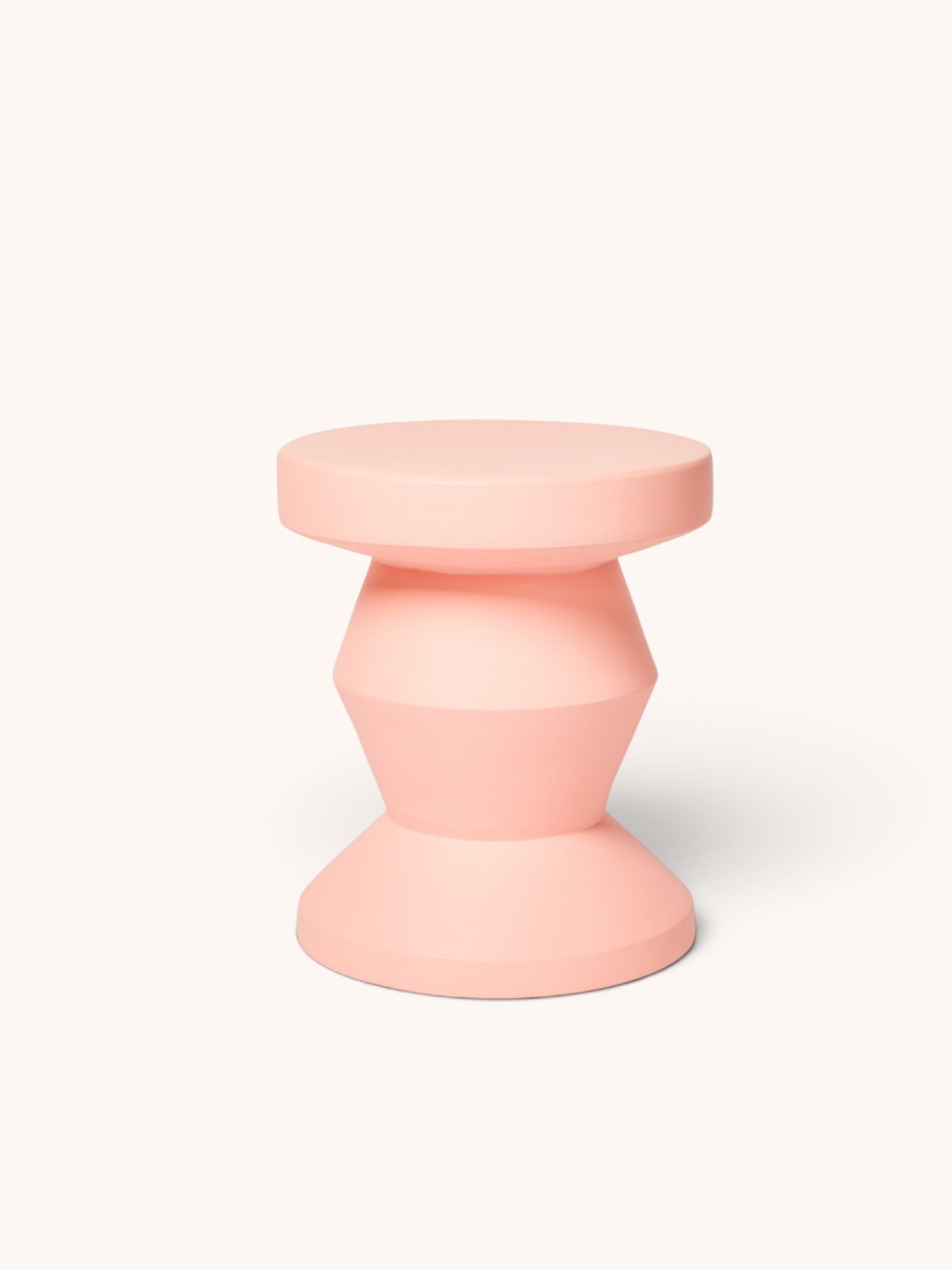 Pedestal Side Table Pink