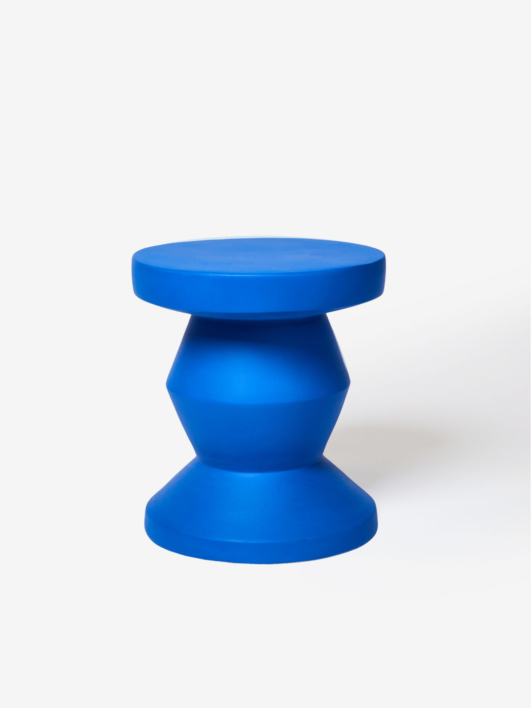 Pedestal Side Table Vivid Blue