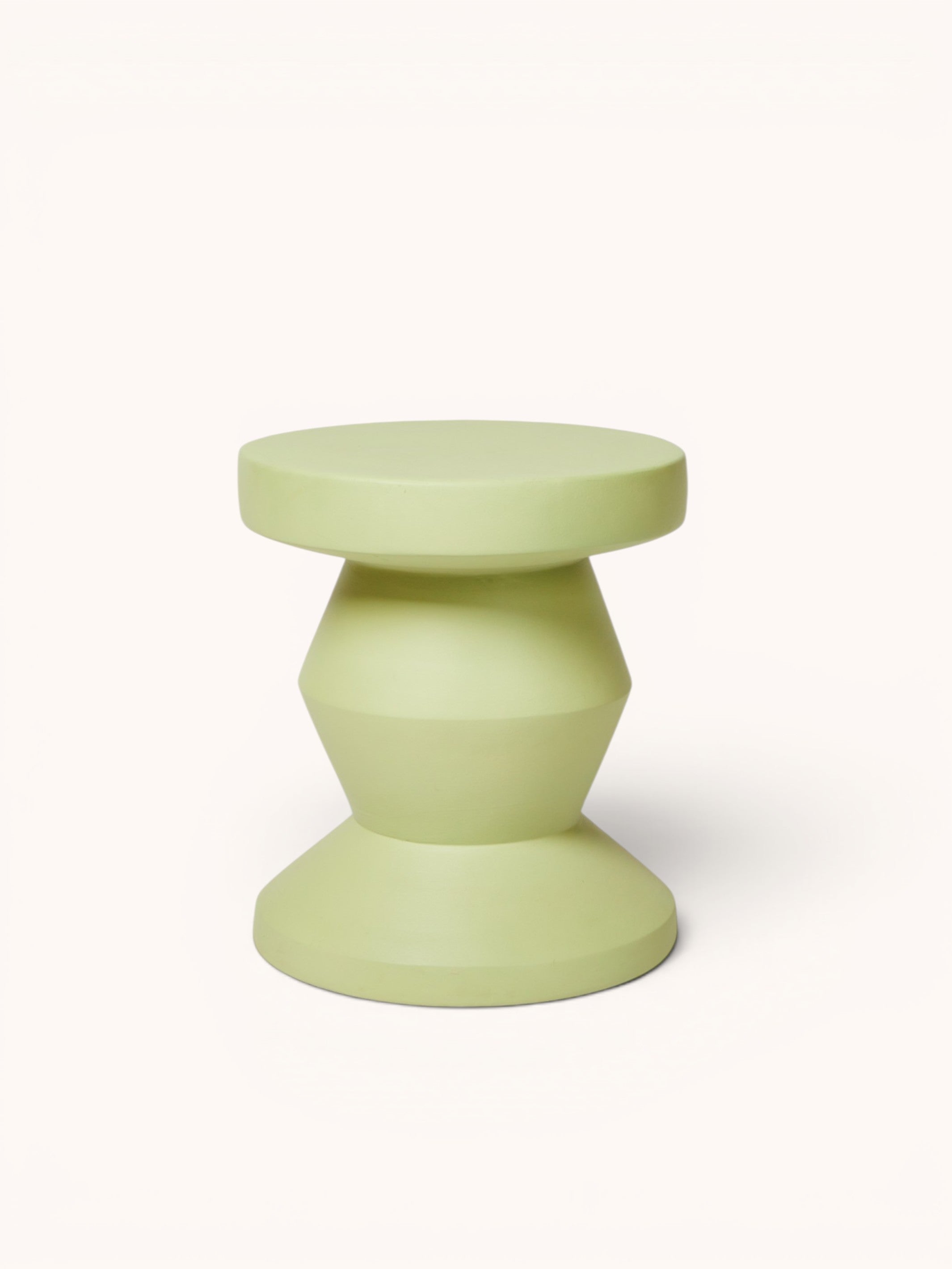 Pedestal Side Table Khaki