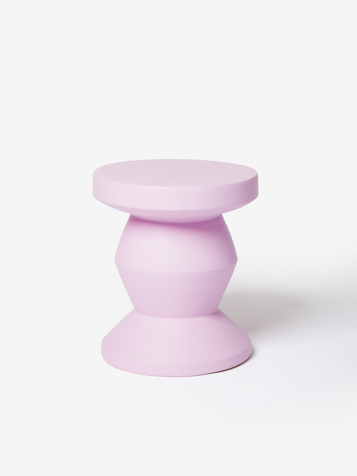Pedestal Side Table Lilac