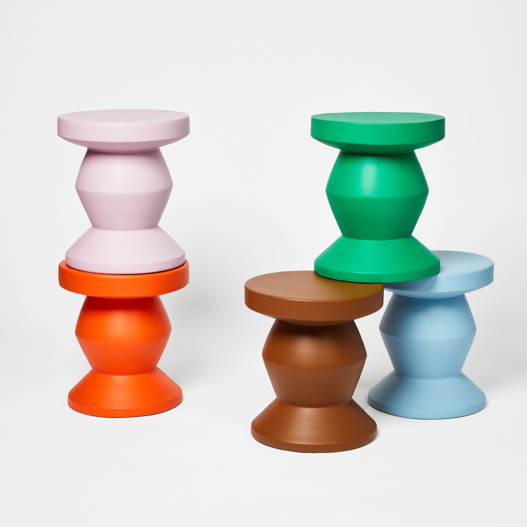Side Table Pedestal Chocolate
