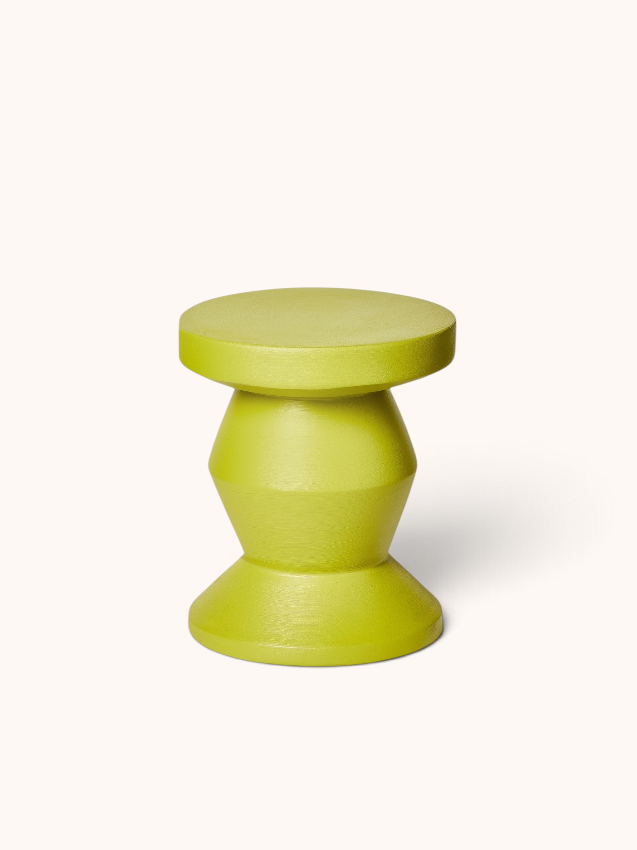 Pedestal Side Table Lime