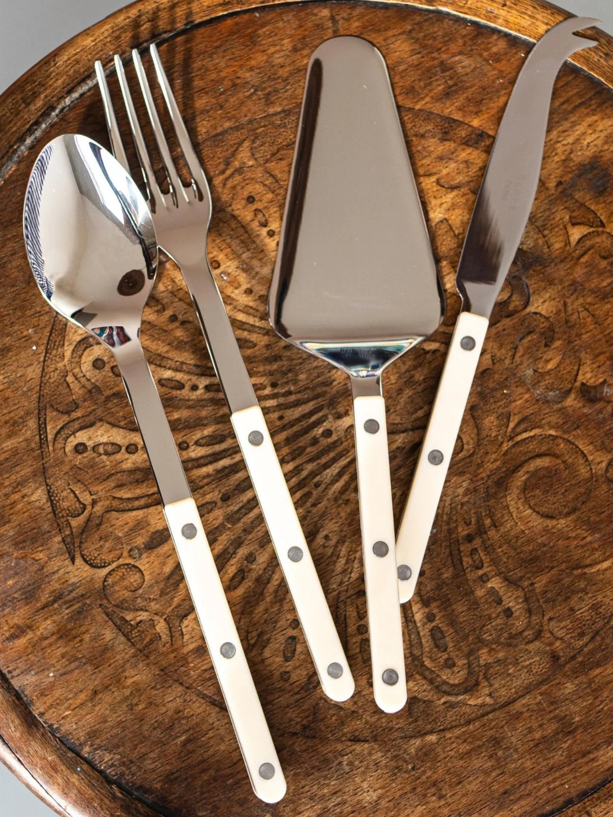 Sabre Paris Bistrot Serving Pieces Set: Ivory