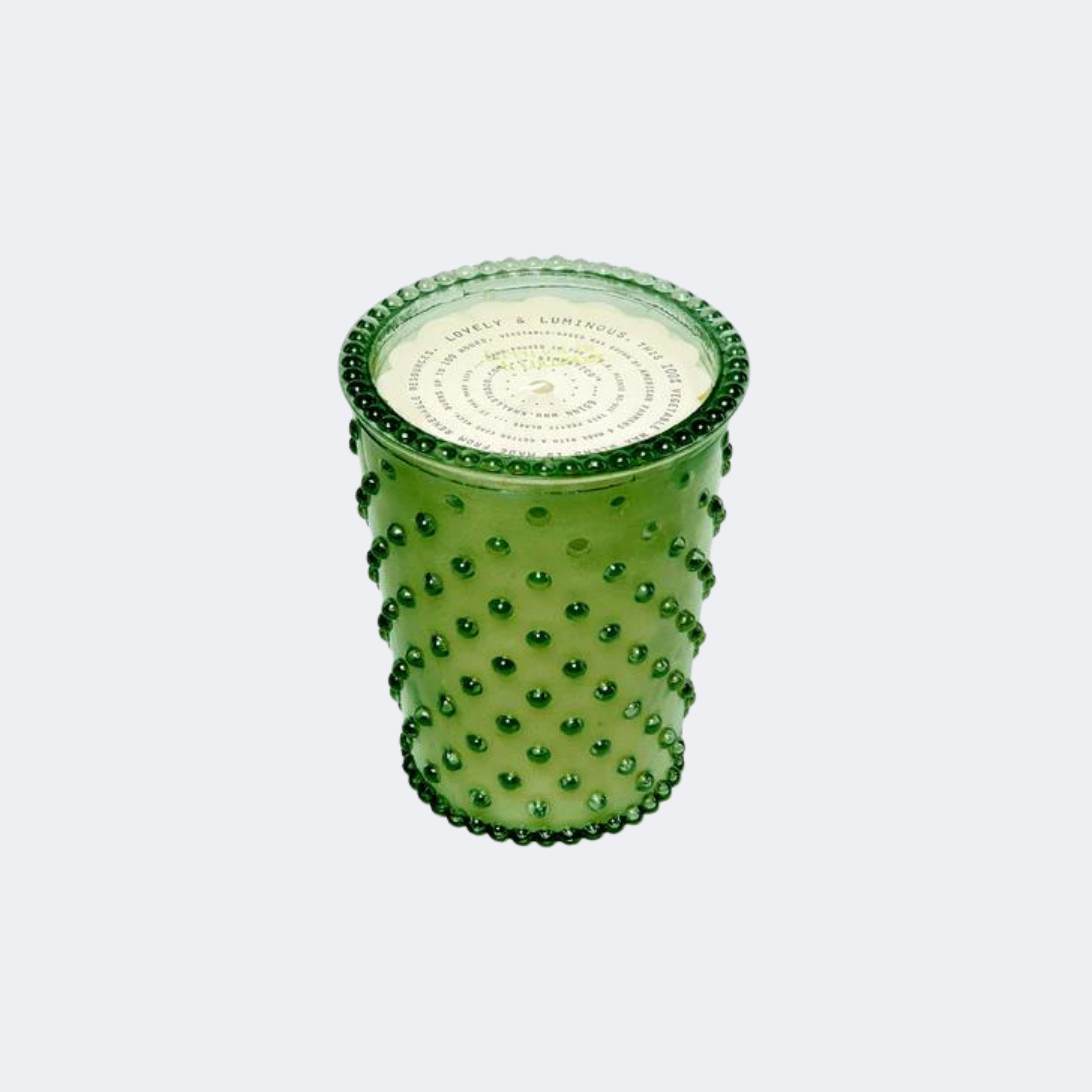 Simpatico Green Tea & Cucumber Hobnail Candle
