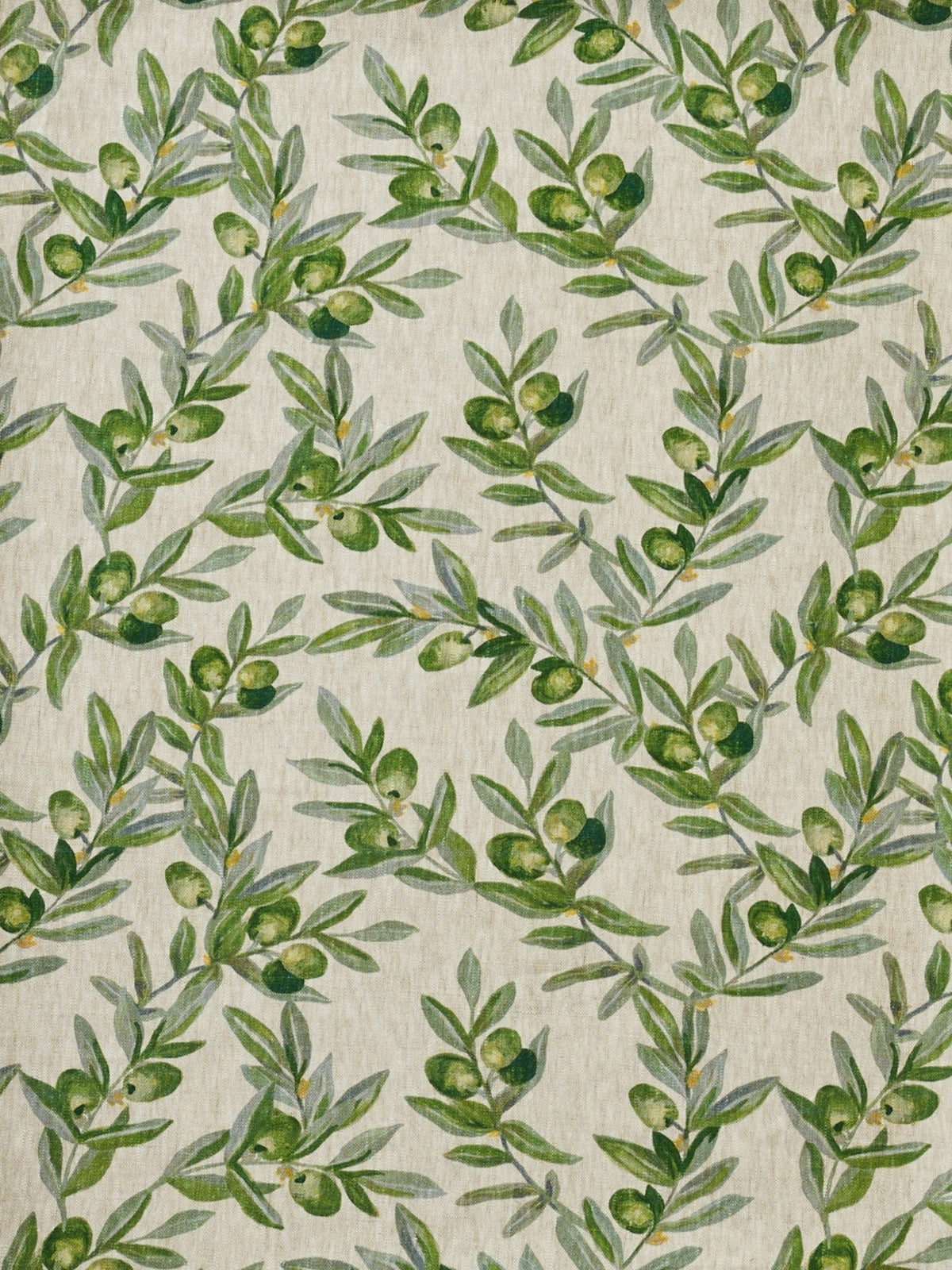 Olive Green Linen Tablecloth