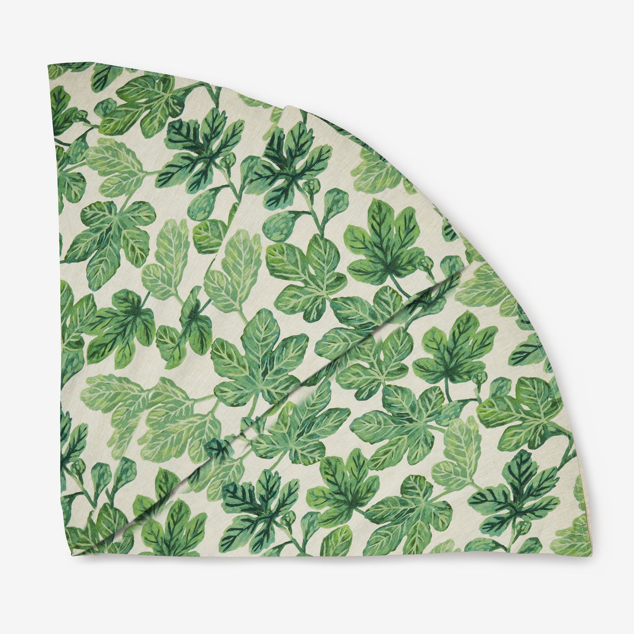 Fig Green Tablecloth Round