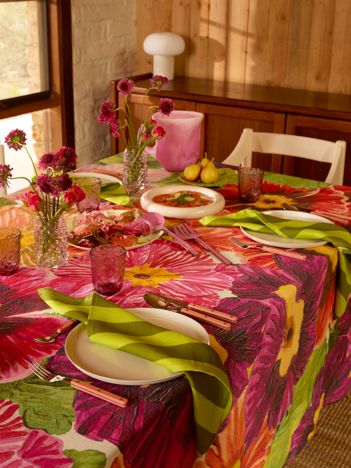 Jardin Multi Linen Tablecloth