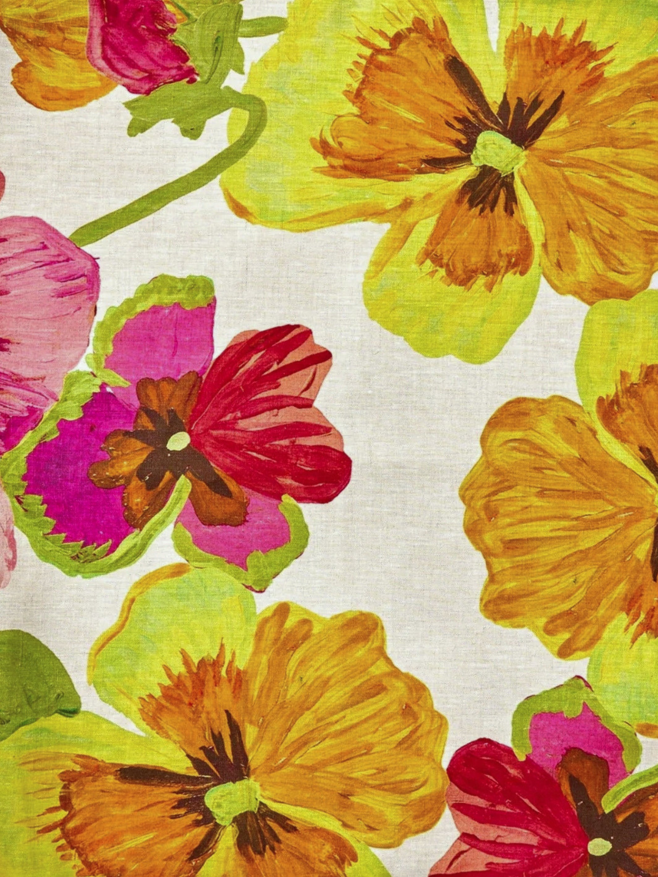 Pansies Multi Tablecloth