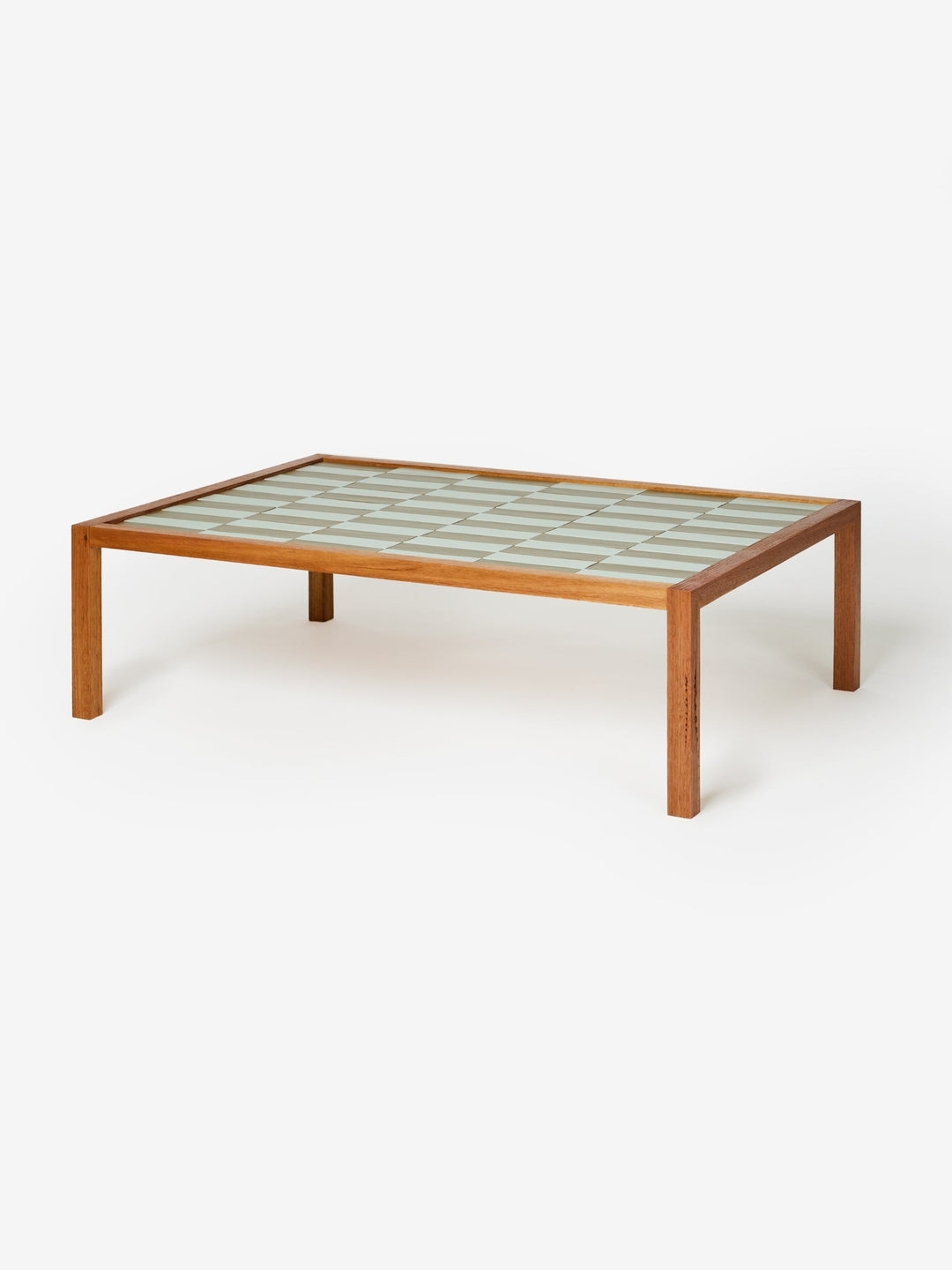 Tiled Coffee Table Blue Green